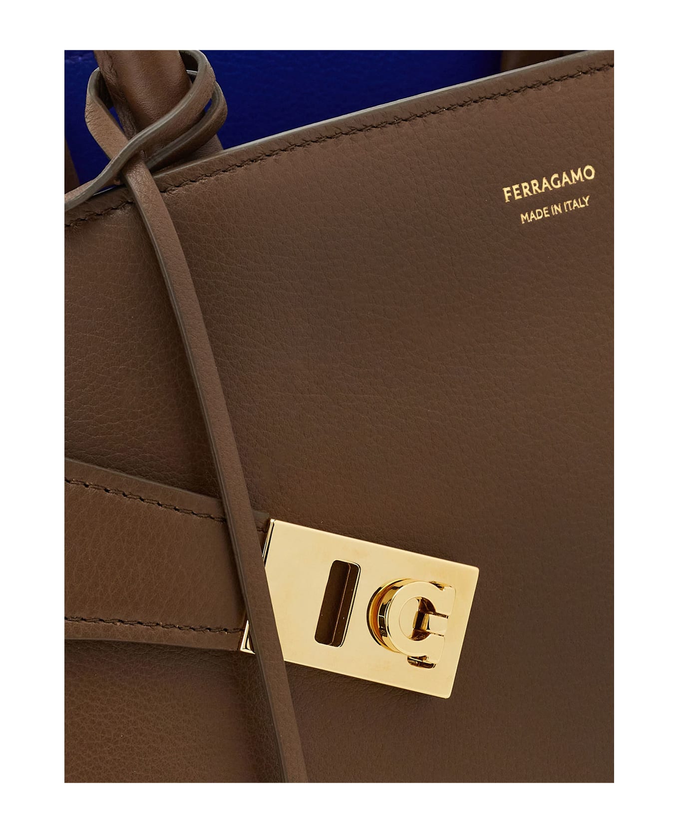 Ferragamo Hug Mini Leather Crossbody Bag - CLAY