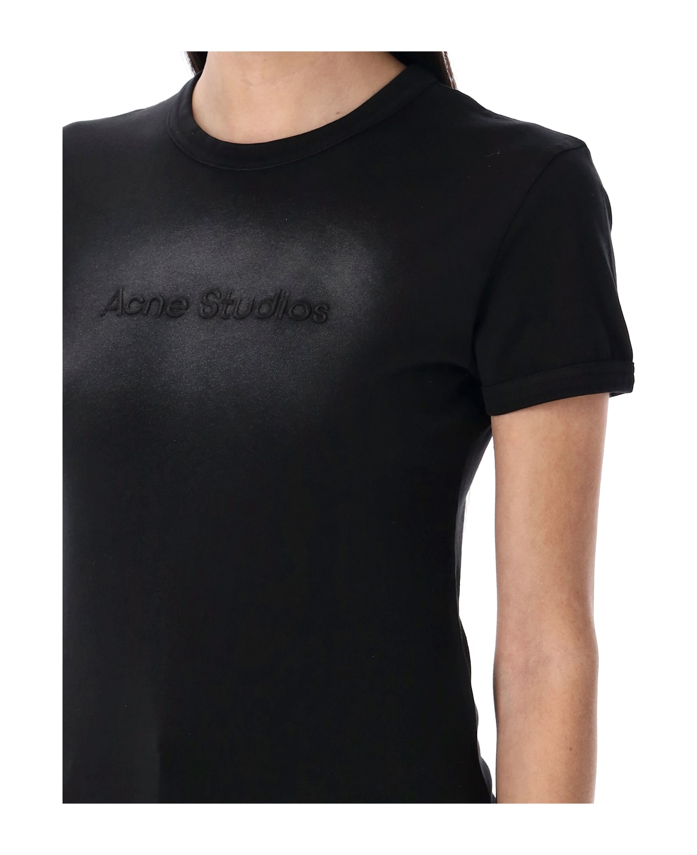 Acne Studios Logo T-shirt - FADED BLACK