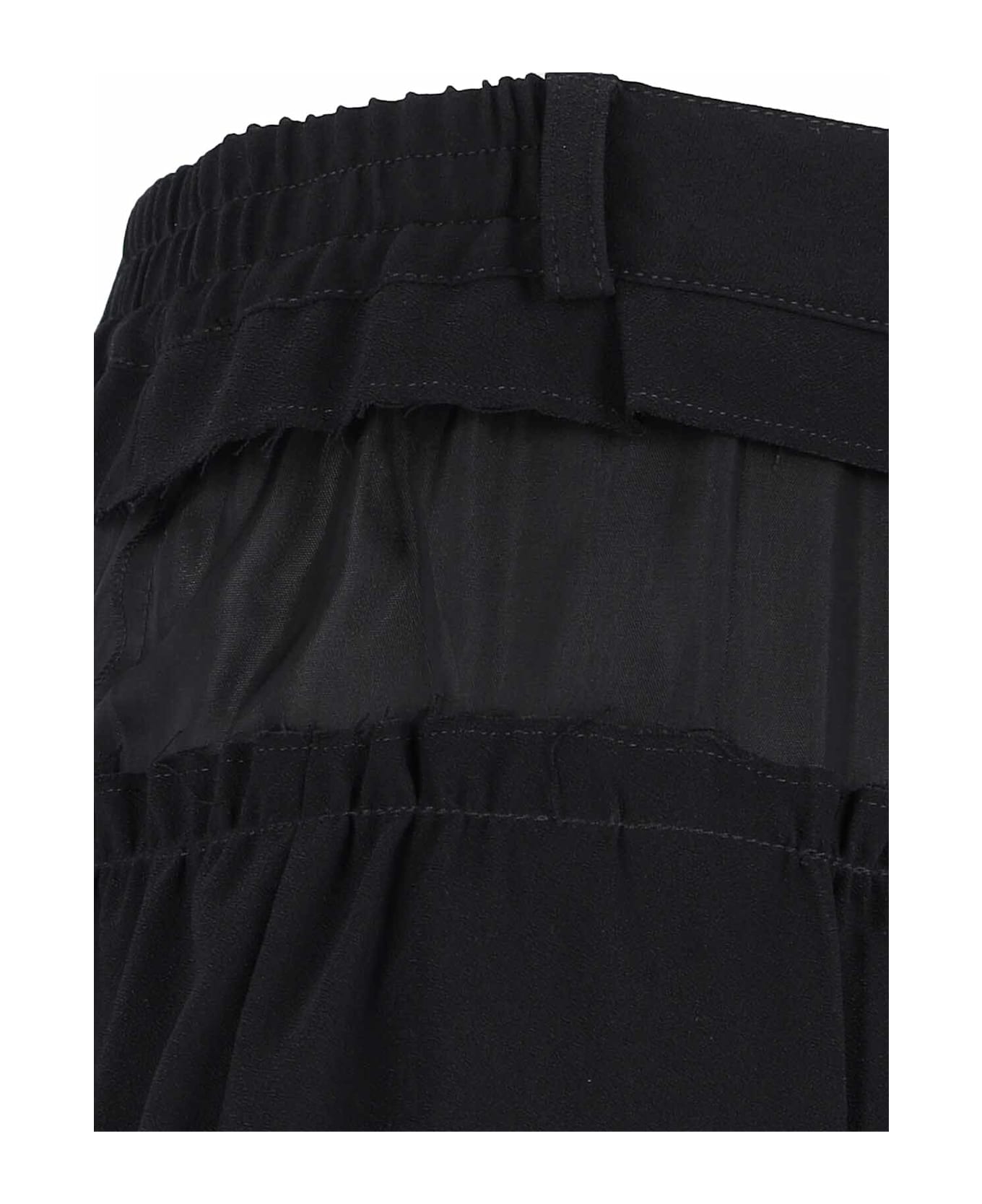 Maison Margiela 
four Stitches
 Midi Skirt - Black  