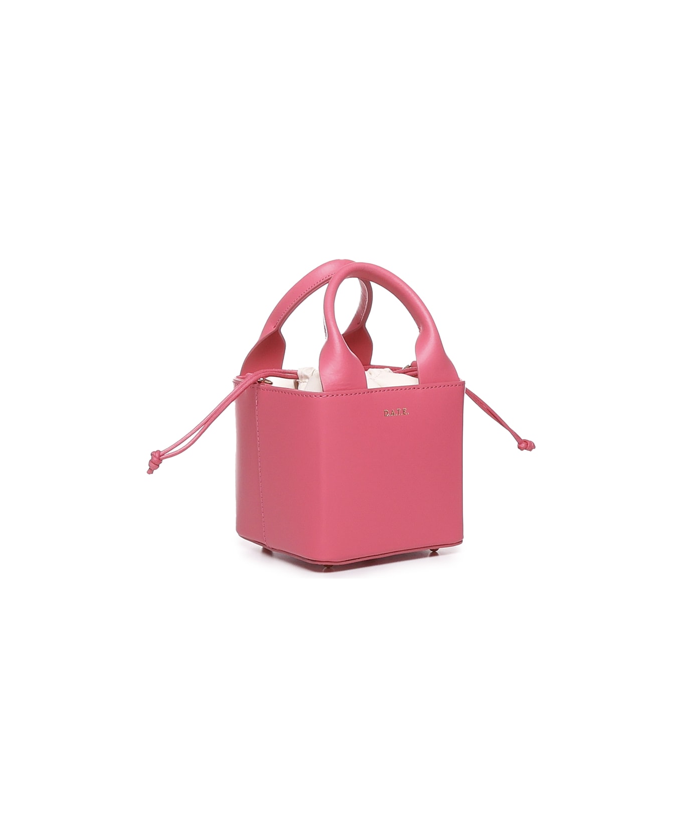D.A.T.E. Cube Bag In Leather - Pink トートバッグ