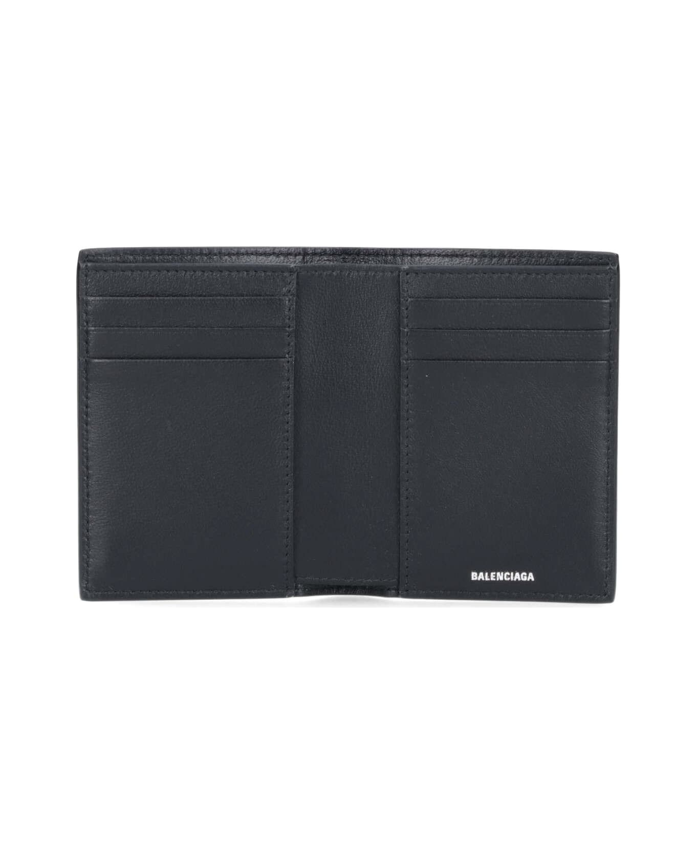 Balenciaga Bi-fold Wallet 'monaco' - BLACK