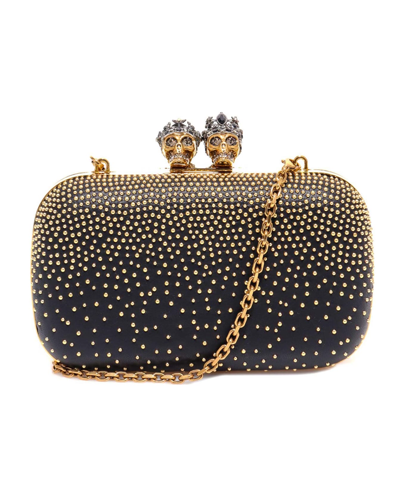 Alexander McQueen Queeneking Clutch - Black
