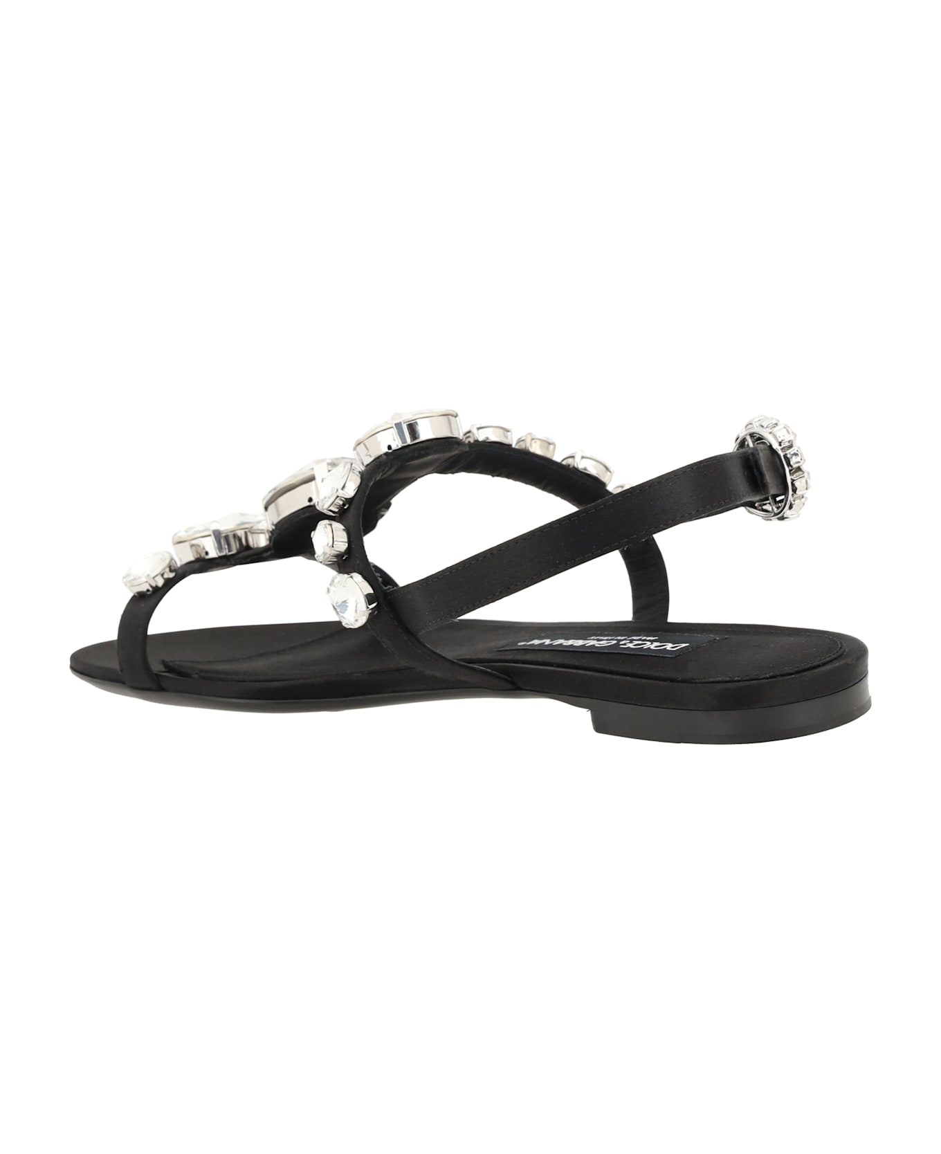 Dolce 
Gabbana Jeweled Sandals - Nero/crystal