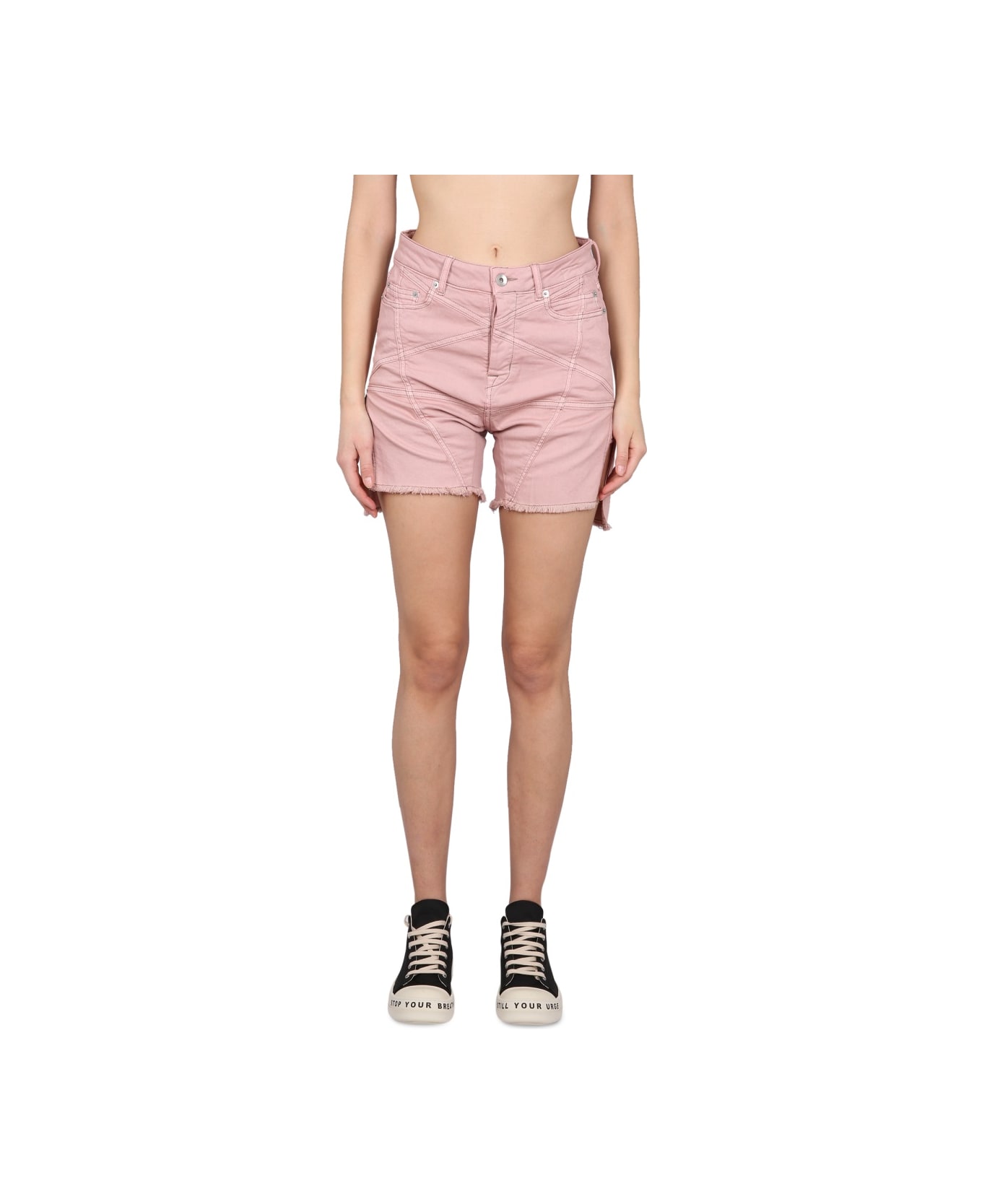 DRKSHDW Short In Denim - PINK