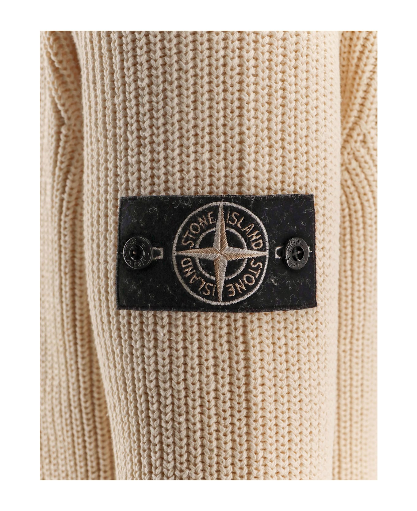 Stone Island Cotton Sweater - White