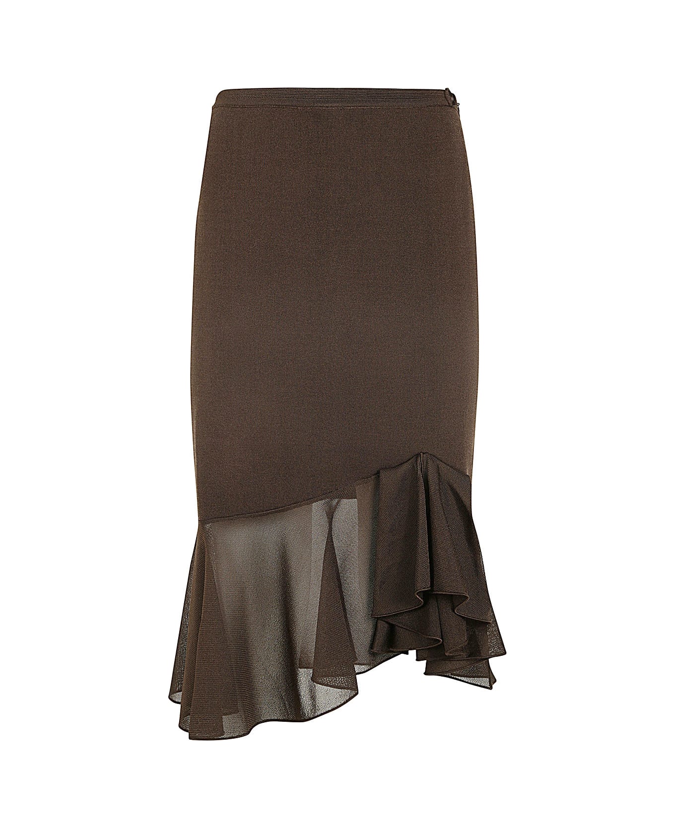 Tom Ford Knitted Skirt - Chocolate Brown