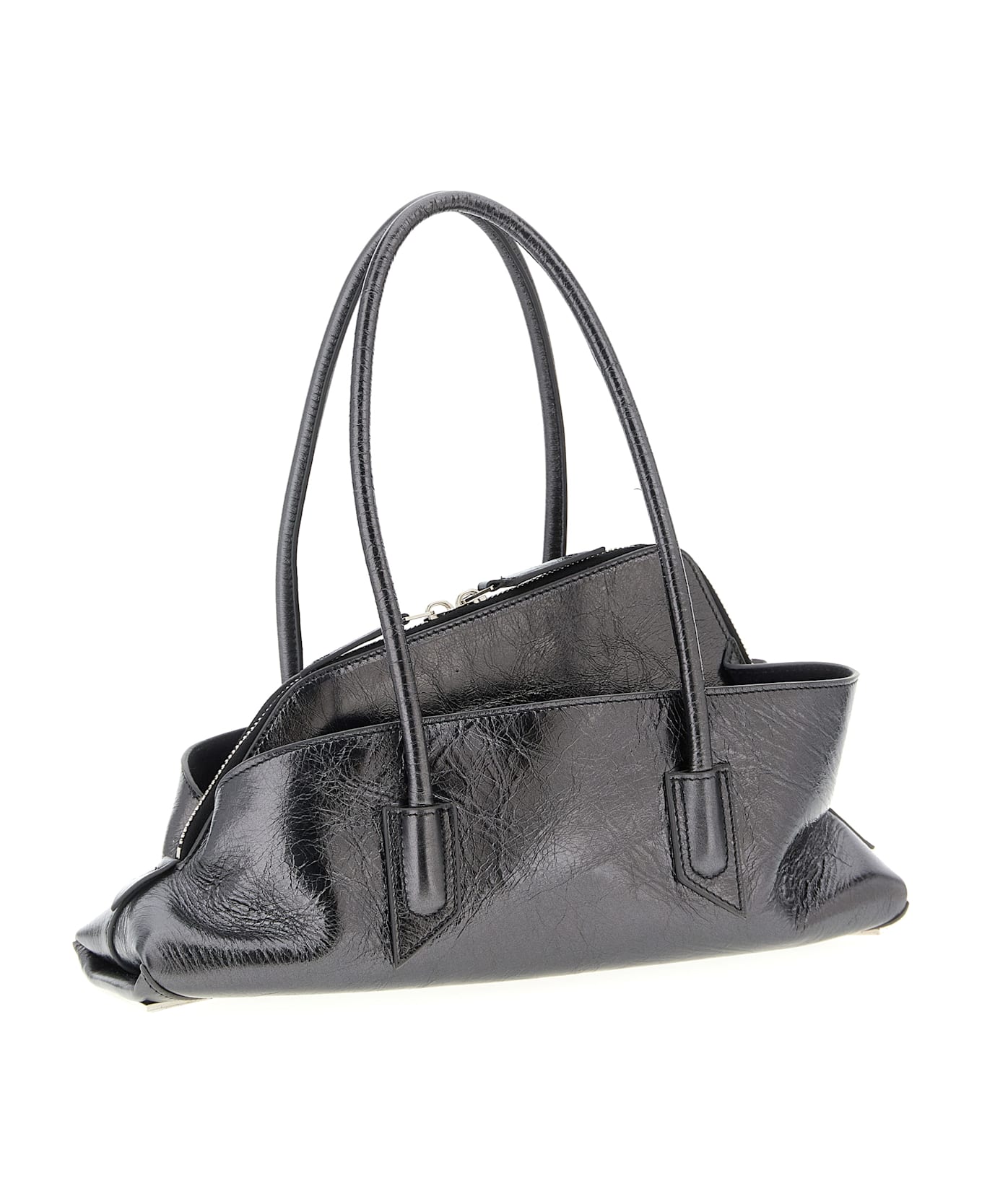 The Attico 
la Passeggiata Small
 Shoulder Bag - Gray
