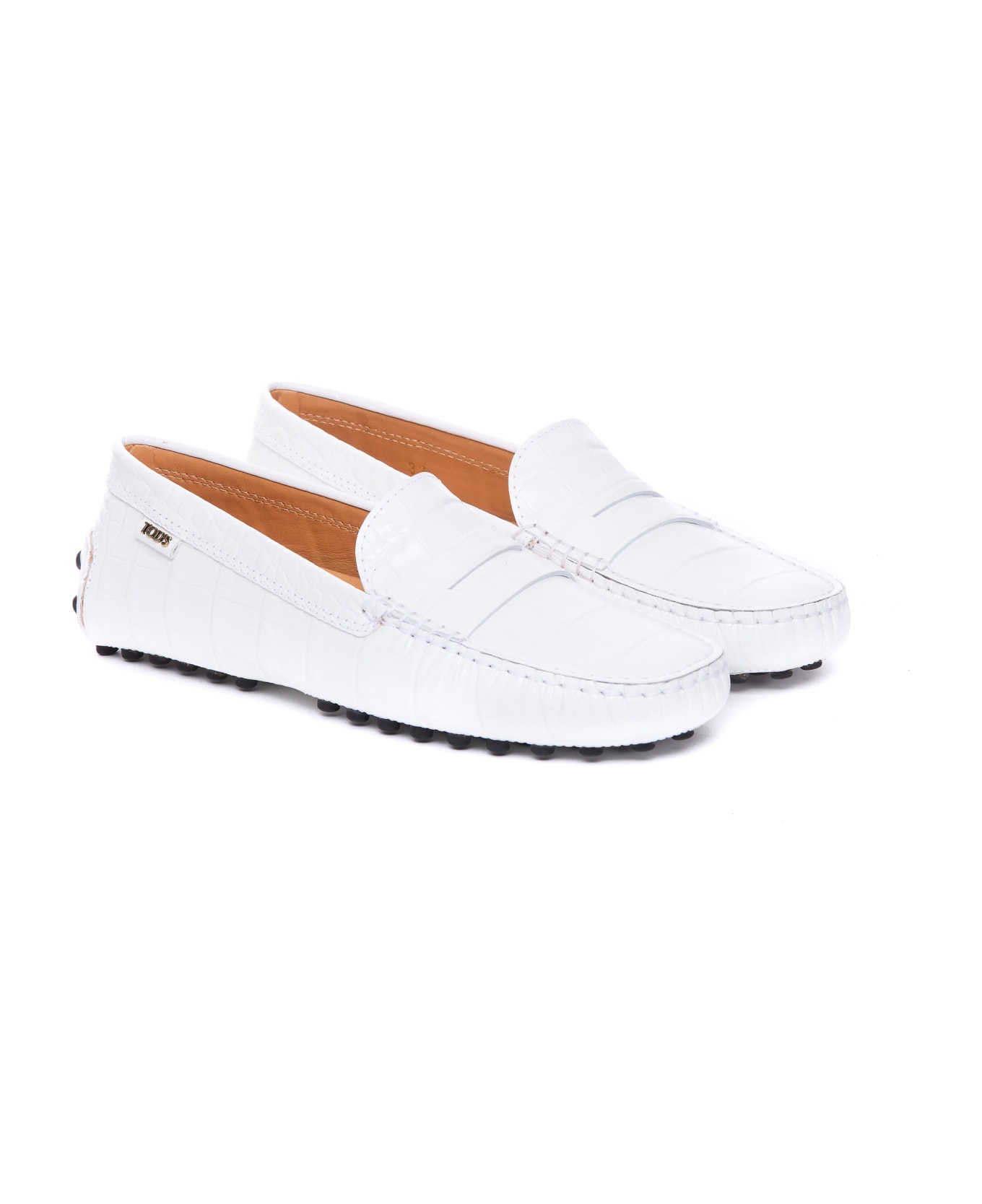 Tod's Gommino Driving Shoes - White