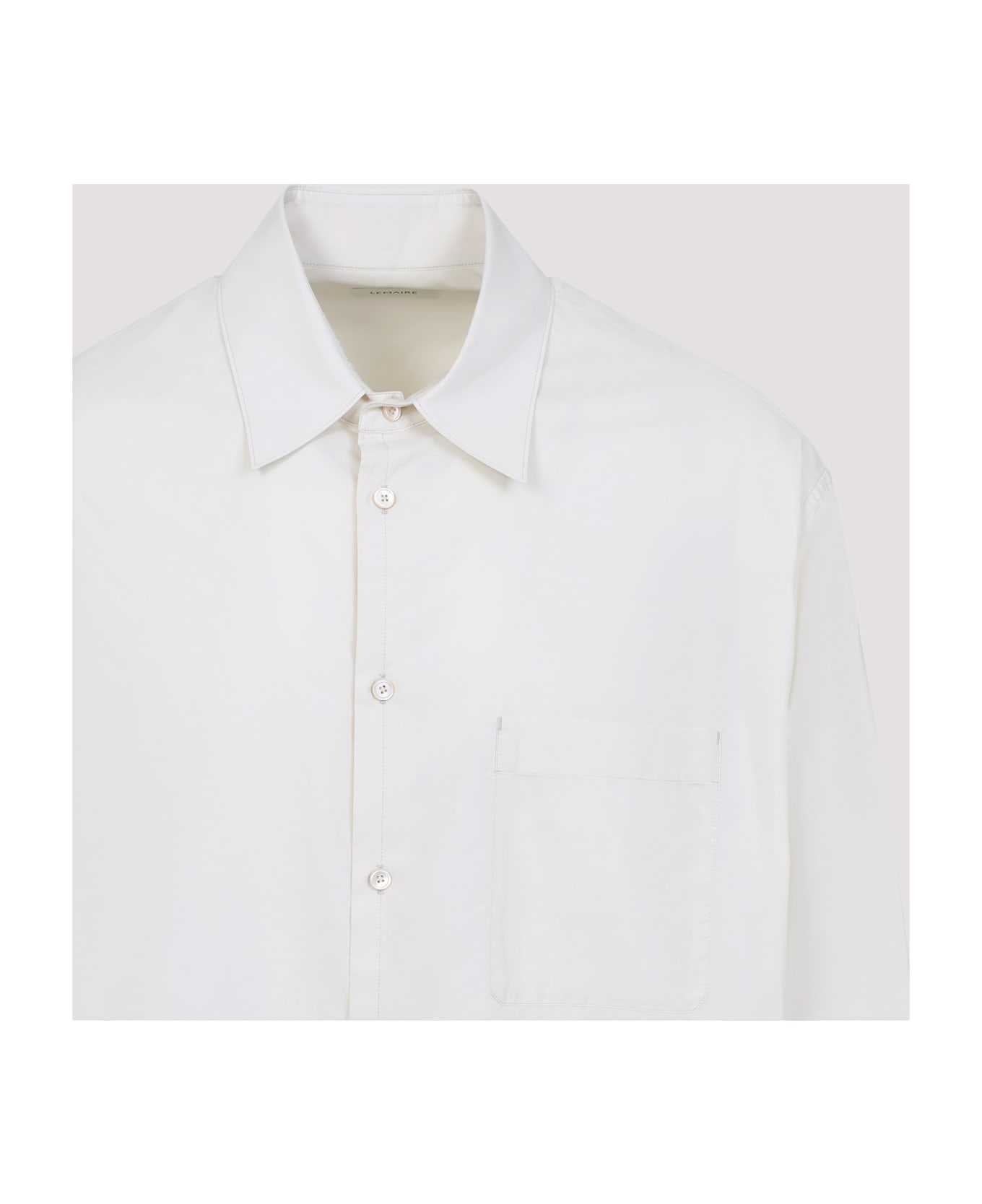 Lemaire Regular Shirt - Light Cream
