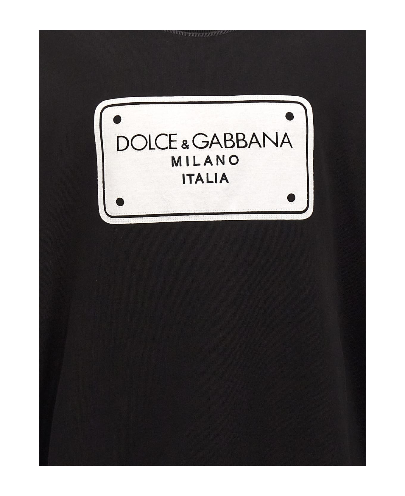 Dolce & Gabbana 'dolce & Gabbana' Sweatshirt - White/Black