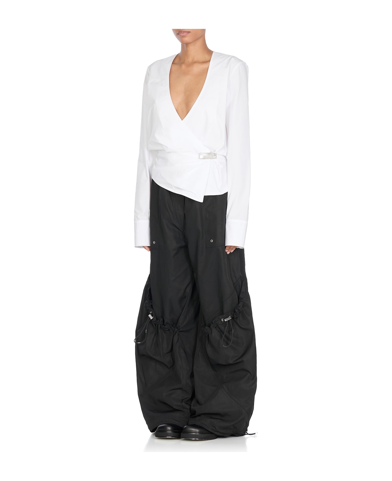 The Attico Cotton Blouse - White