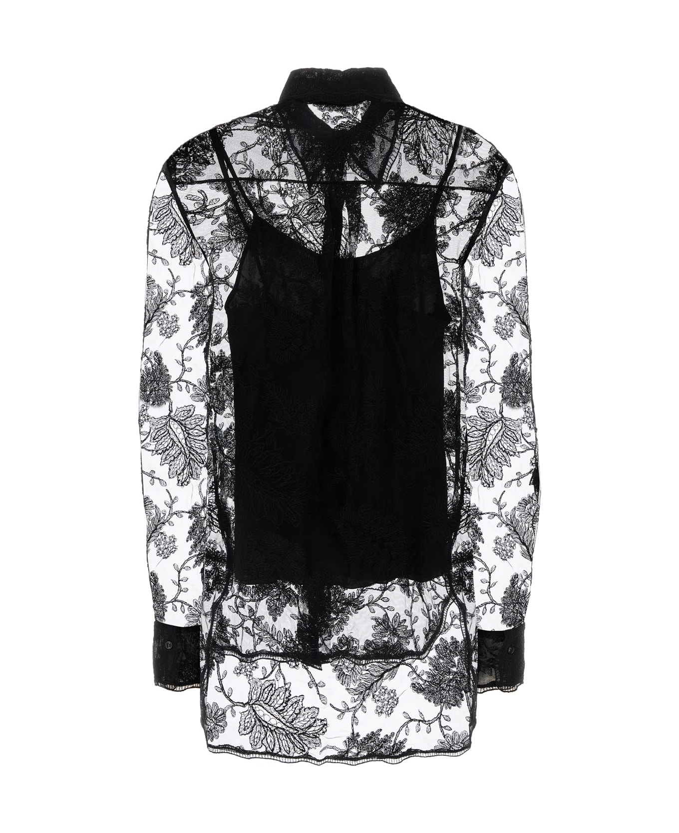 Ermanno Scervino Camicia Pizzo - NERO