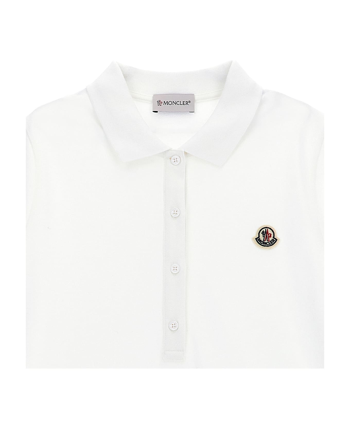 Moncler Polo Dress - White