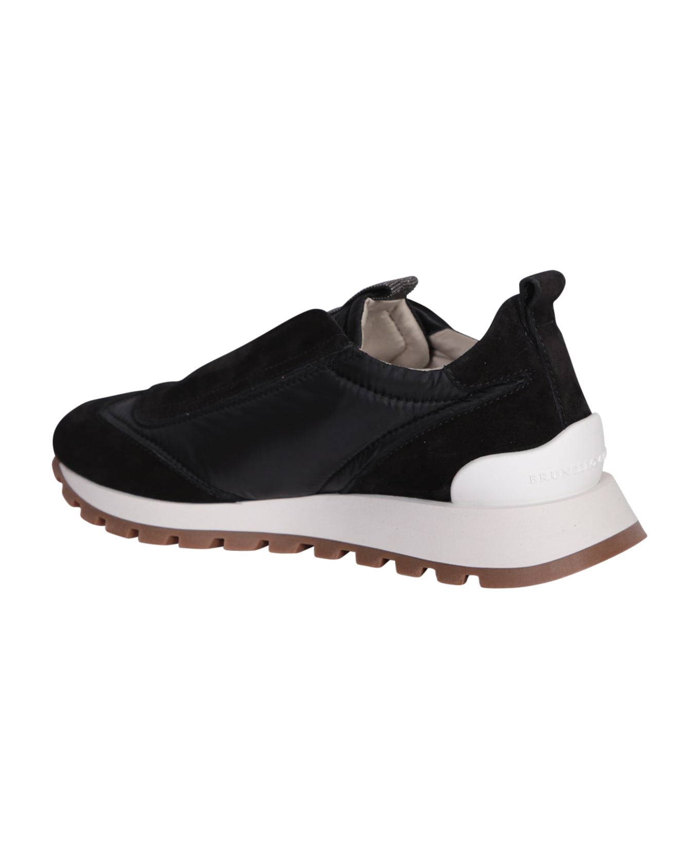 Brunello Cucinelli No Lace Sneakers - Black
