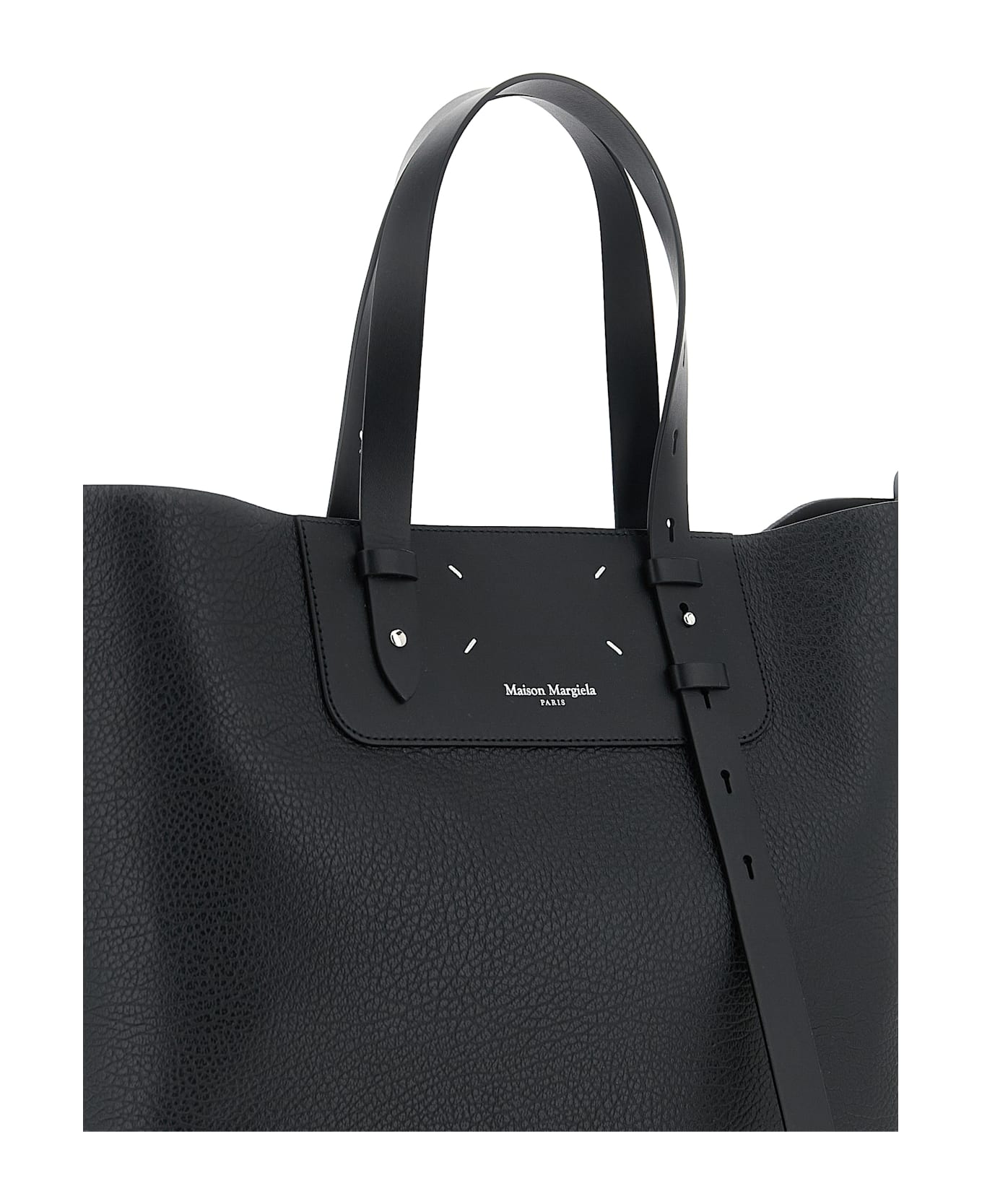 Maison Margiela 
vertical
 Shopping Bag - Black  
