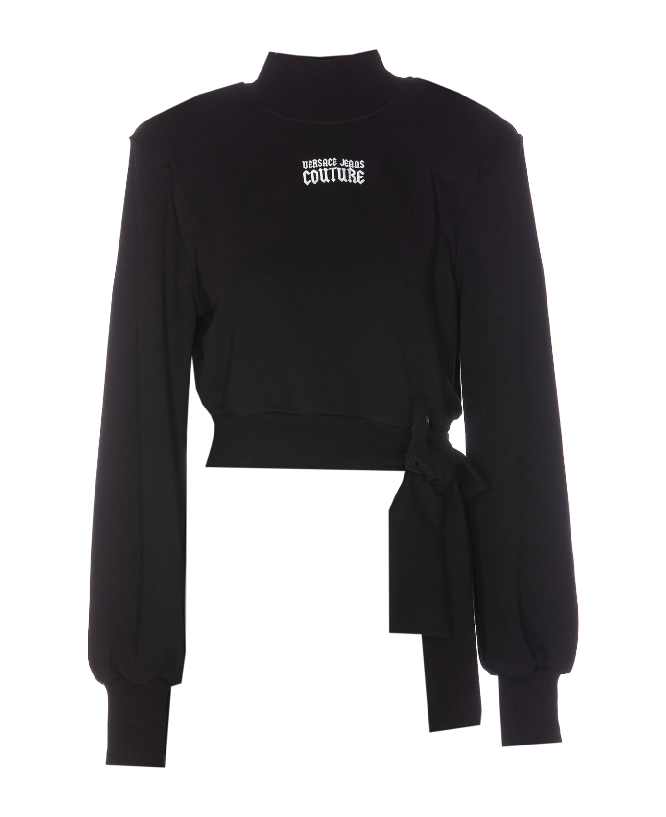 Versace Jeans Couture Bow Tie Sweater - Black