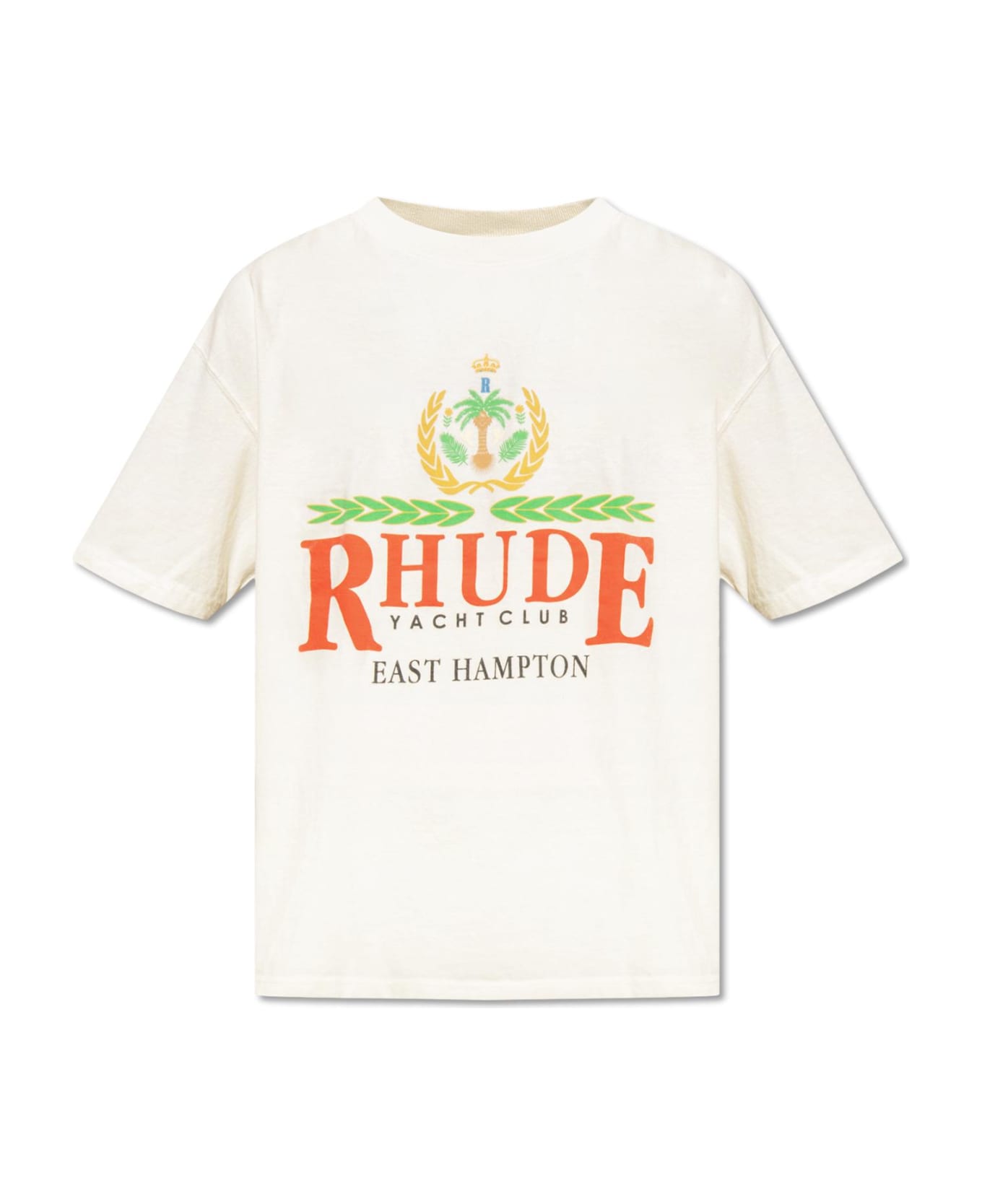 Rhude Cotton T-shirt - Beige シャツ
