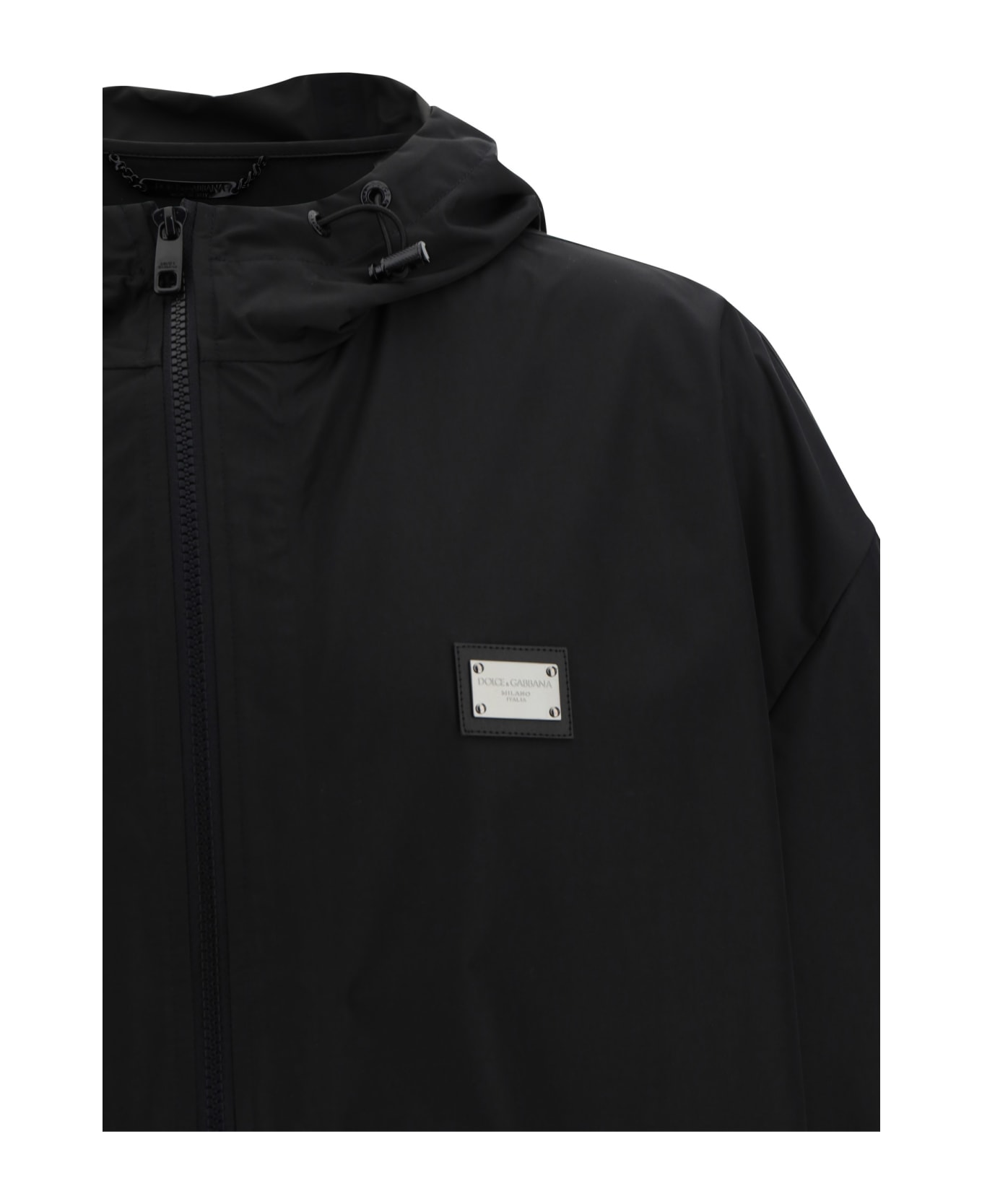 Dolce & Gabbana Essentials Hooded Jacket - Nero ジャケット