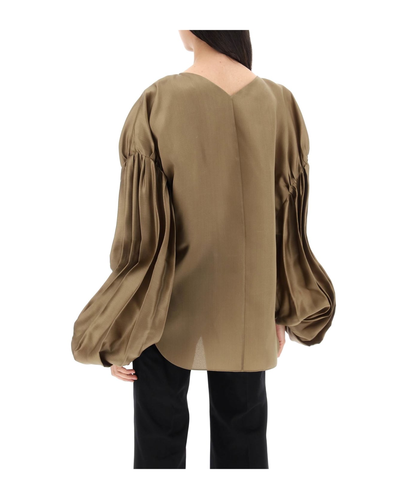 Khaite Quico Blouse - Toffee