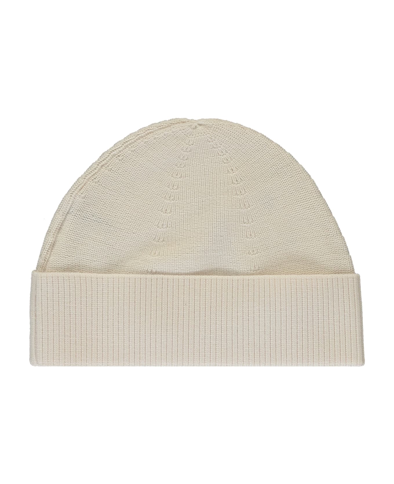 Parajumpers Ribbed Knit Beanie - Ivory 帽子