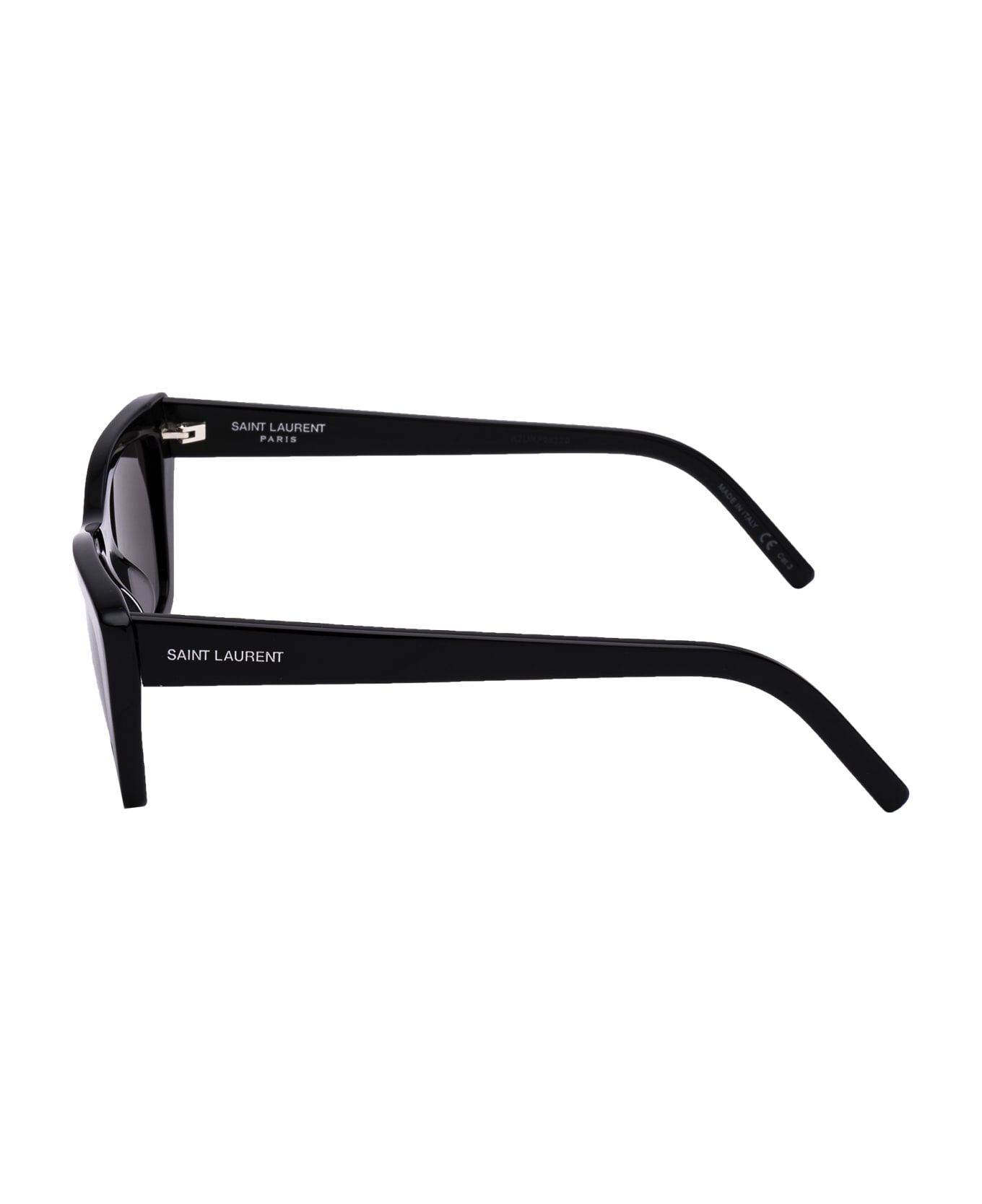Saint Laurent Eyewear Sl 276 Mica Sunglasses - 001 BLACK BLACK GREY