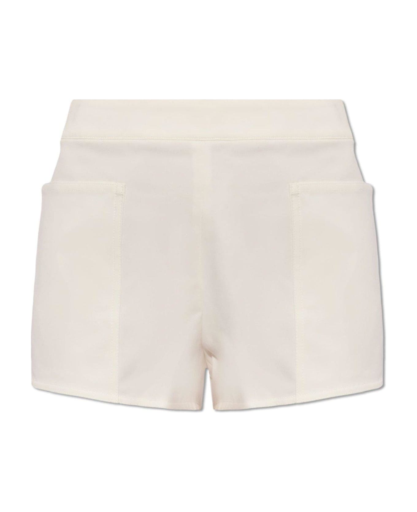 Max Mara Riad High Waist Shorts - Bianco