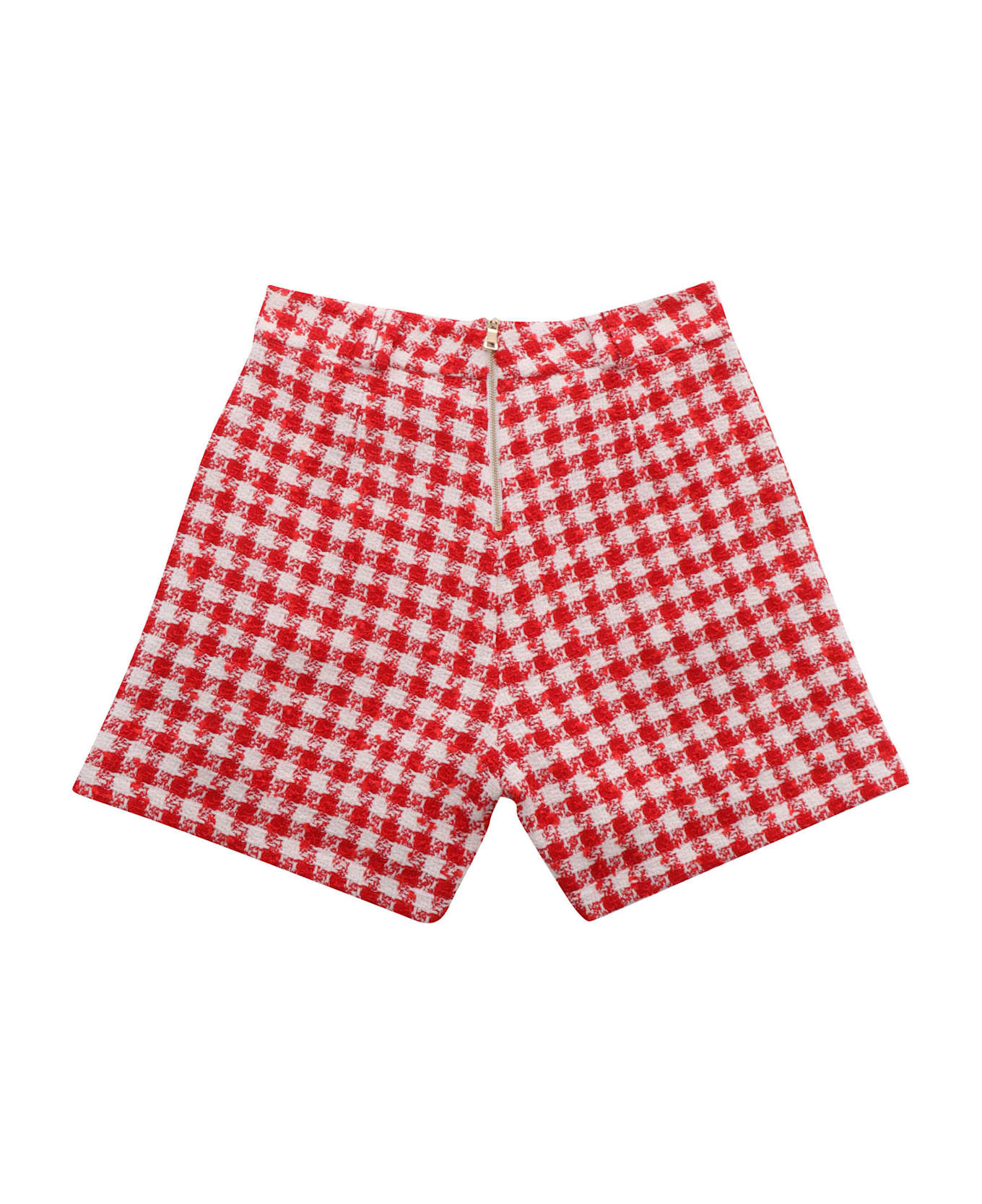 Balmain Suit Shorts - RED