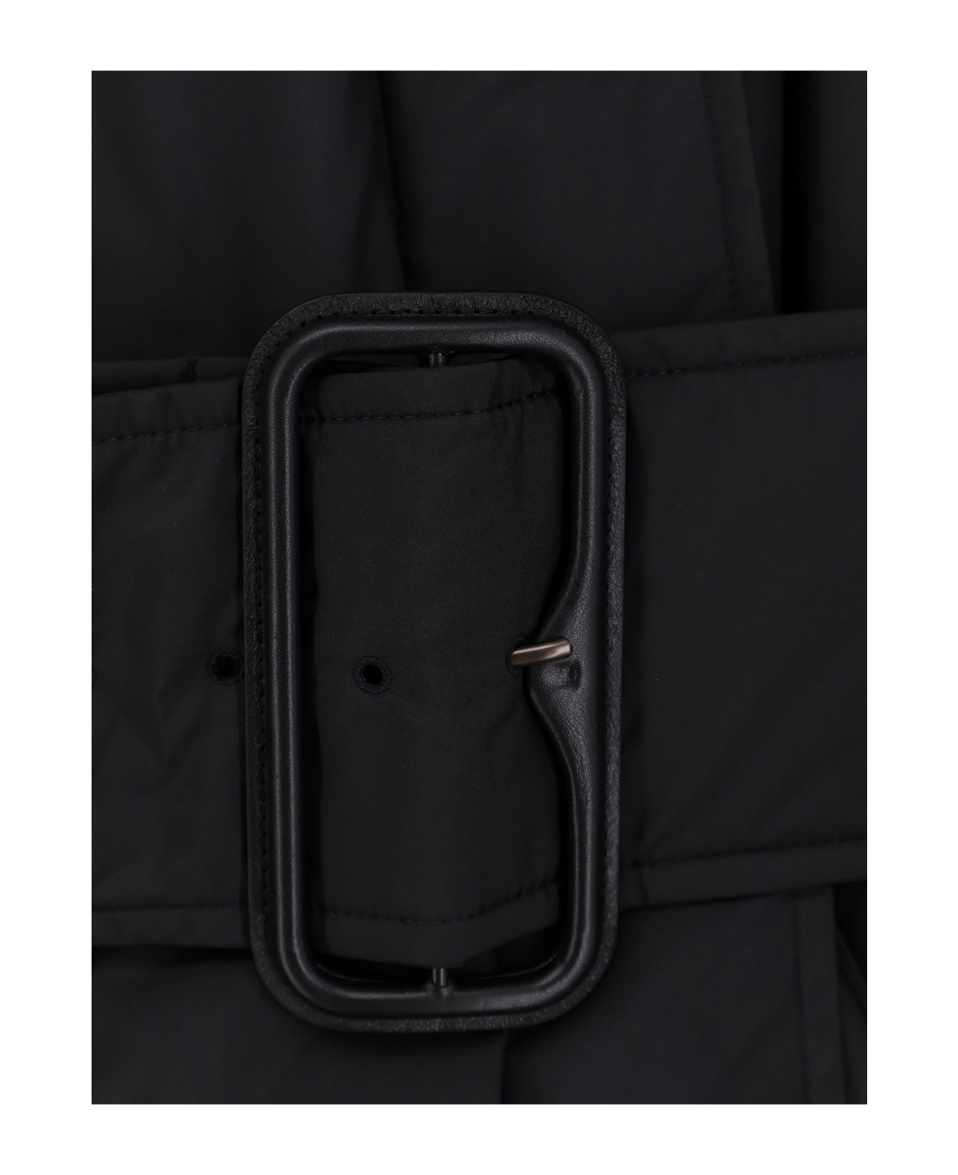 Burberry Berryhill Jacket With Belt - Black