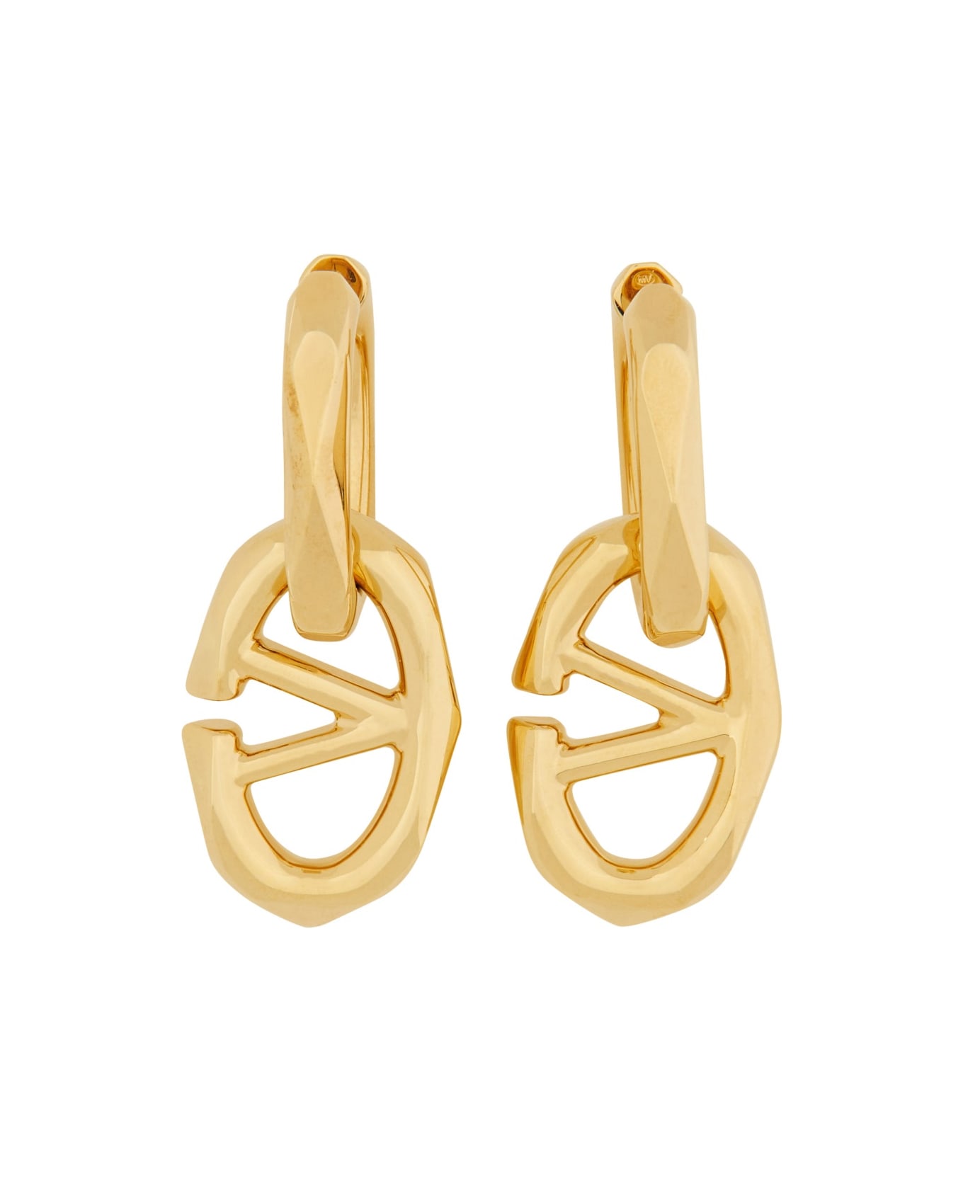 Valentino Garavani Signature Vlogo Earring - GOLD