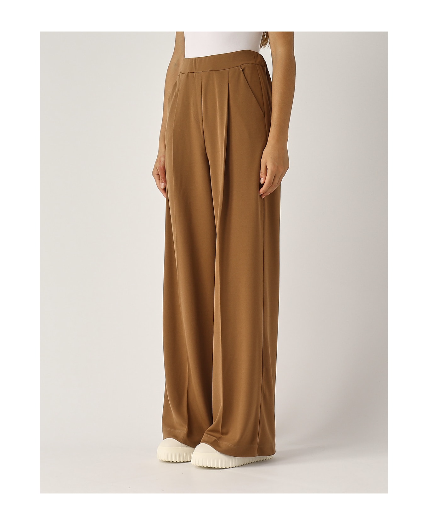 Max Mara Euclide Trousers - CAMMELLO