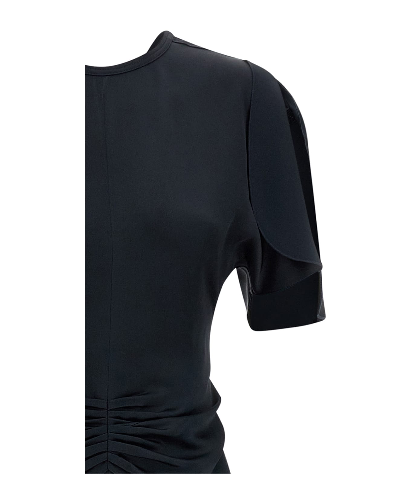 Victoria Beckham 'gathered Waist' Dress - Blue