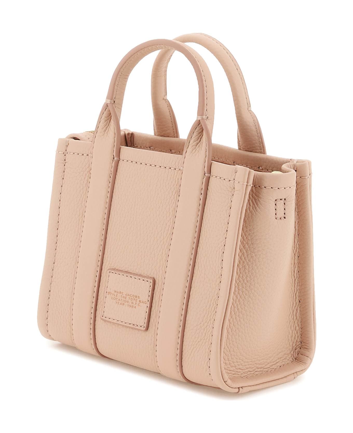 Marc Jacobs The Leather Micro Tote Bag - Rose トートバッグ