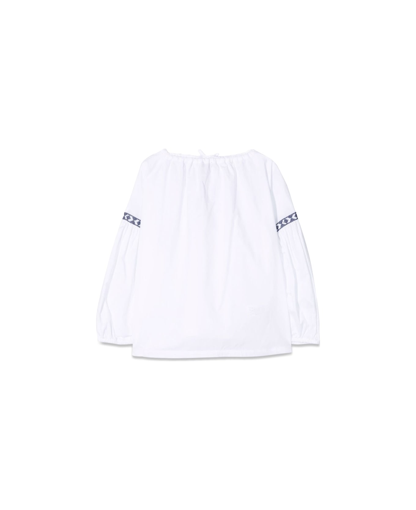 Il Gufo White/blue M/long Shirt - WHITE