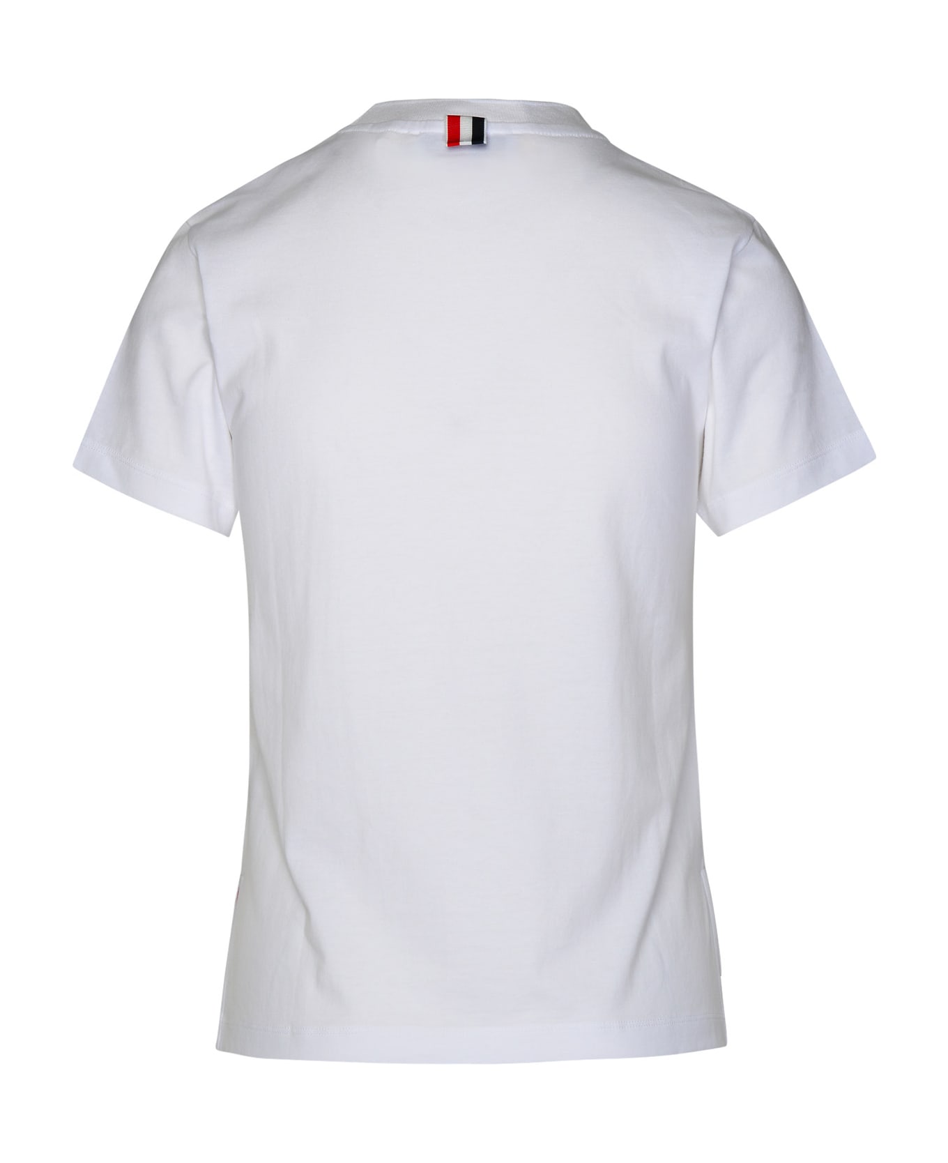 Thom Browne 'relaxed' White Cotton T-shirt - White Tシャツ