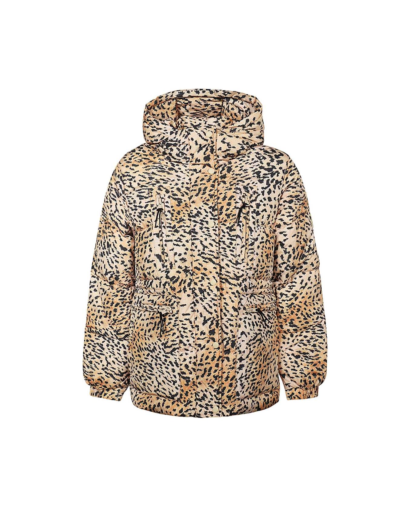 Pyrenex Hooded Down Jacket - Multicolor