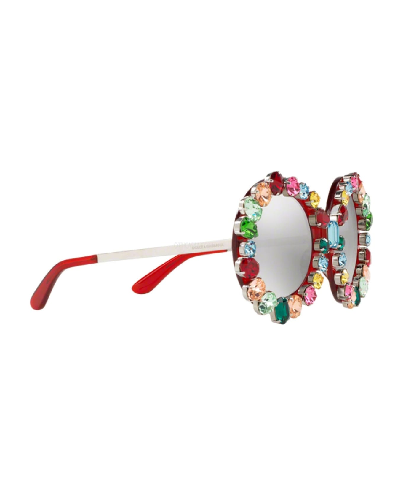 Dolce & Gabbana Crystal Sunglasses - Red