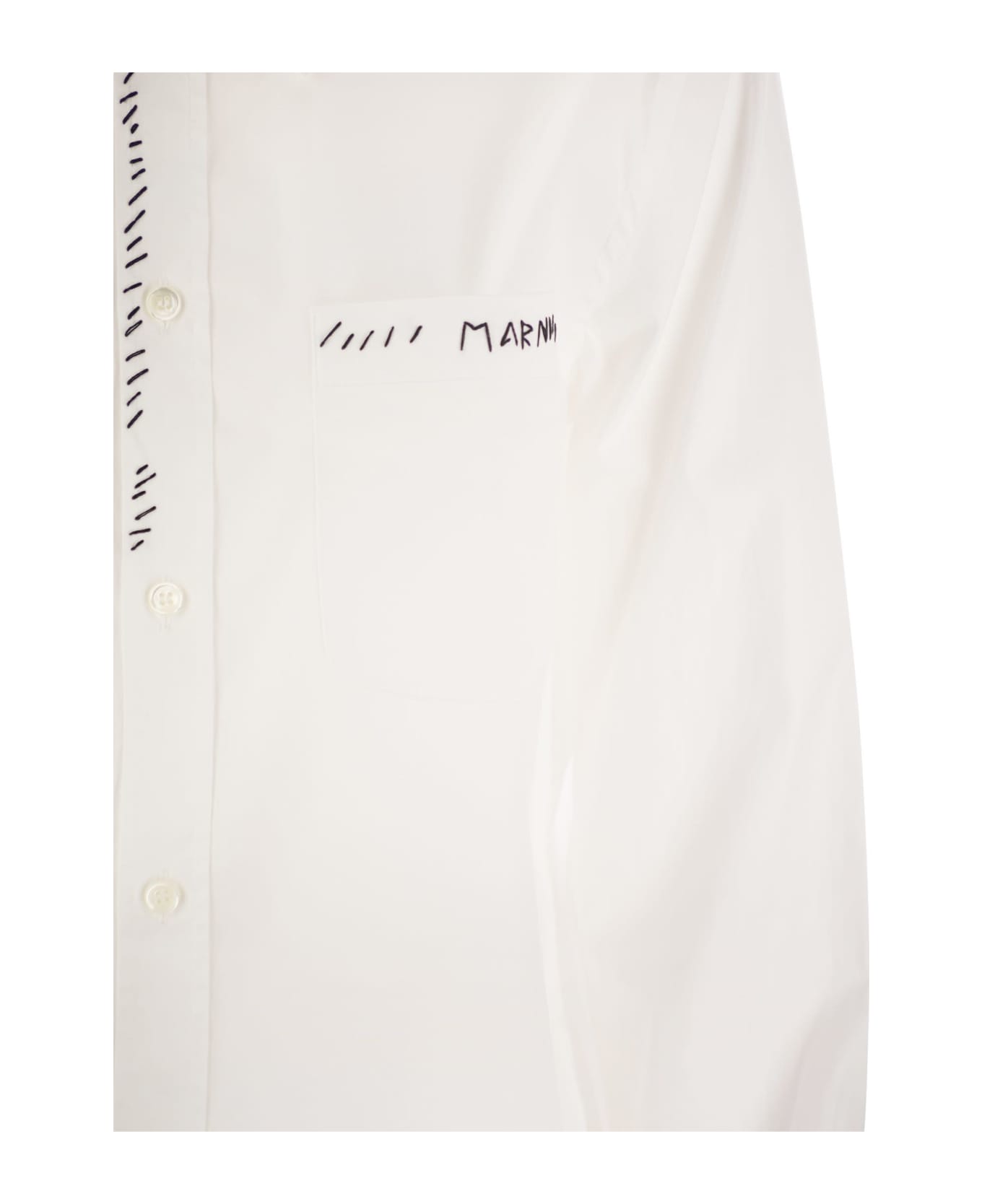 Marni White Cotton Shirt - White シャツ