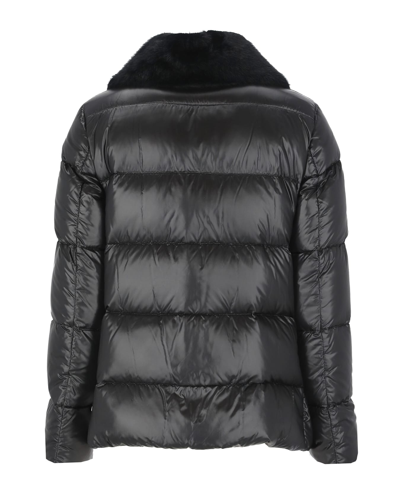 Herno Quilted Down Jacket - Black