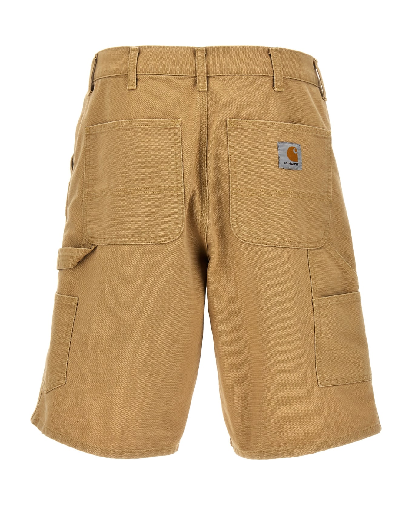 Carhartt 'single Knee' Bermuda Shorts - Beige ショートパンツ