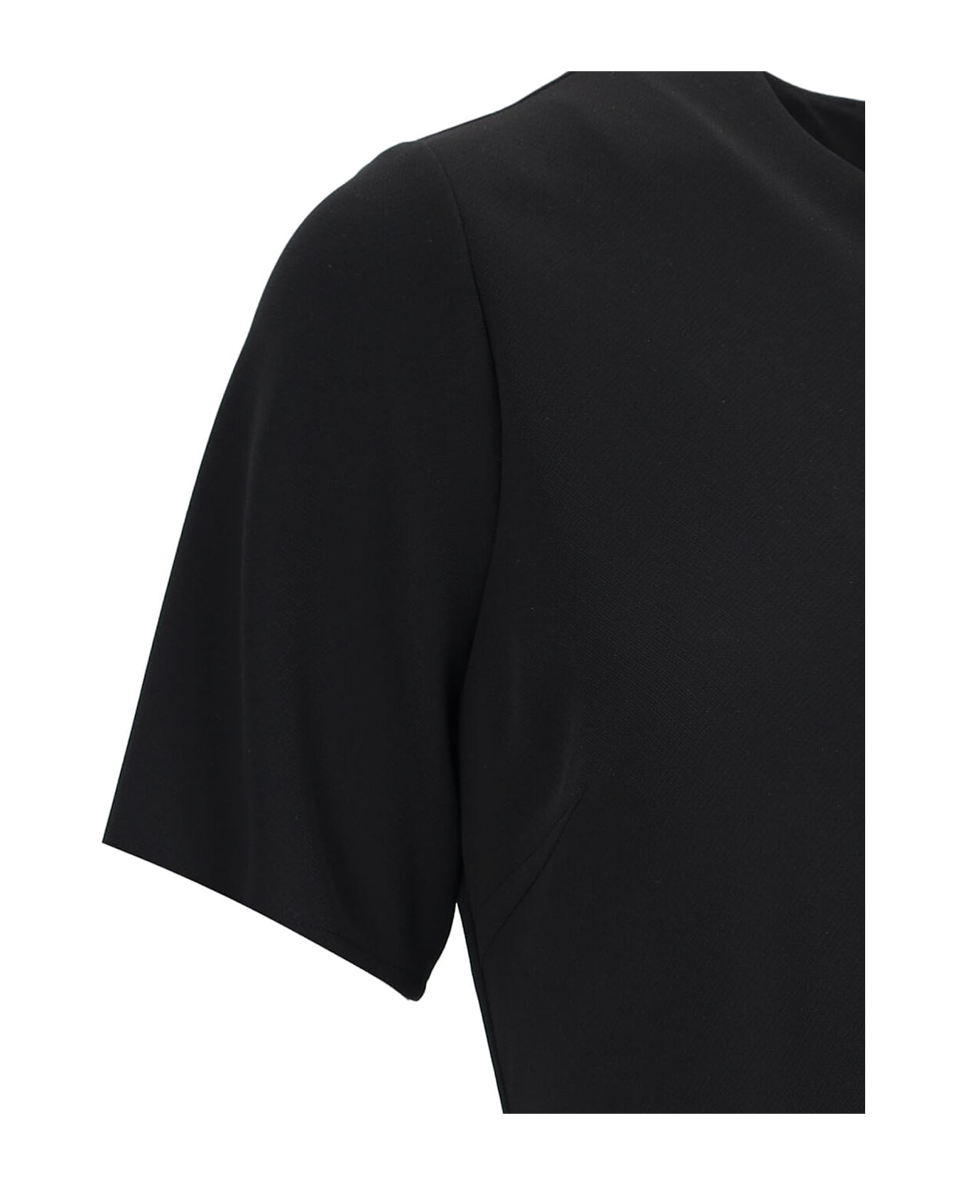 Calvin Klein Flared Midi Dress - Black  