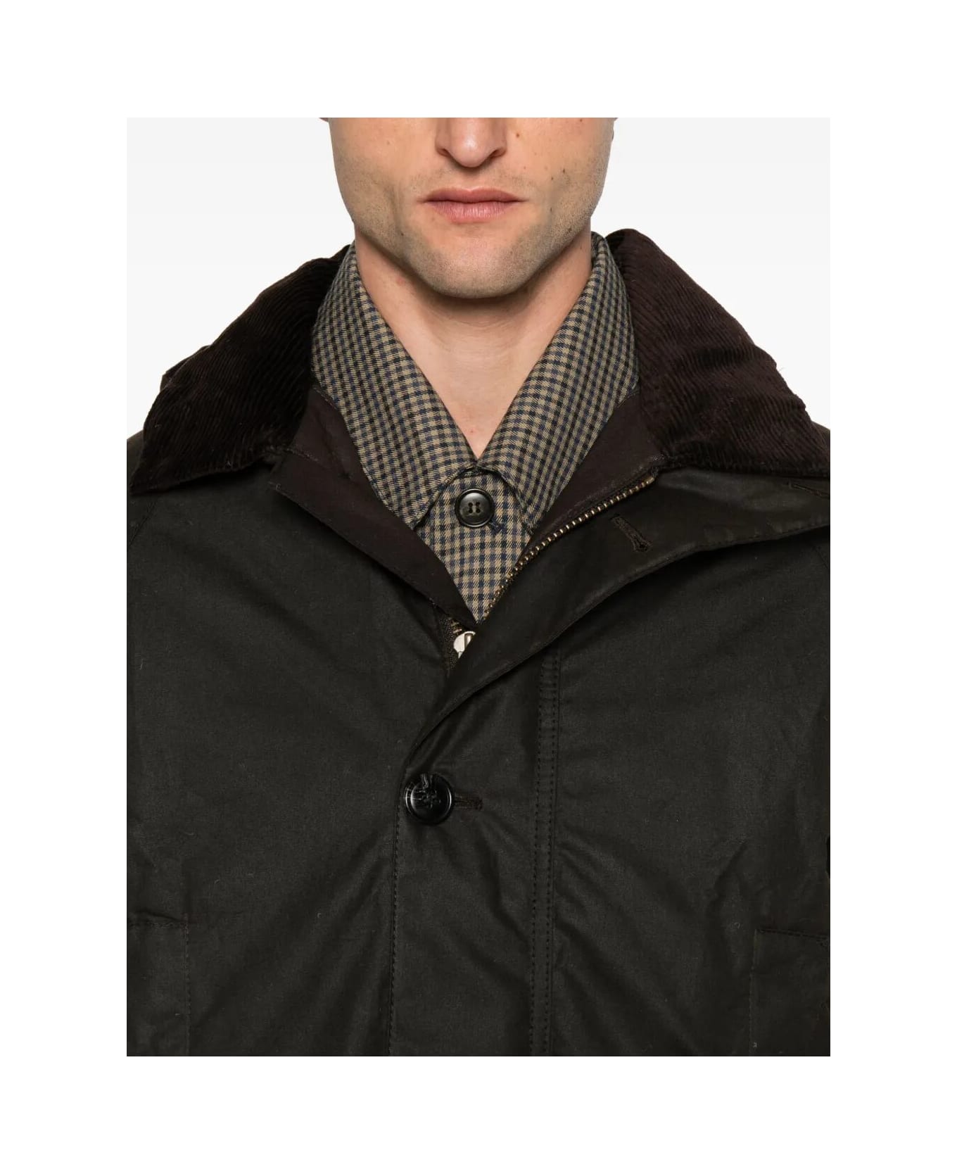 Barbour Beaudale Wax Trench Coat - Dark Brown