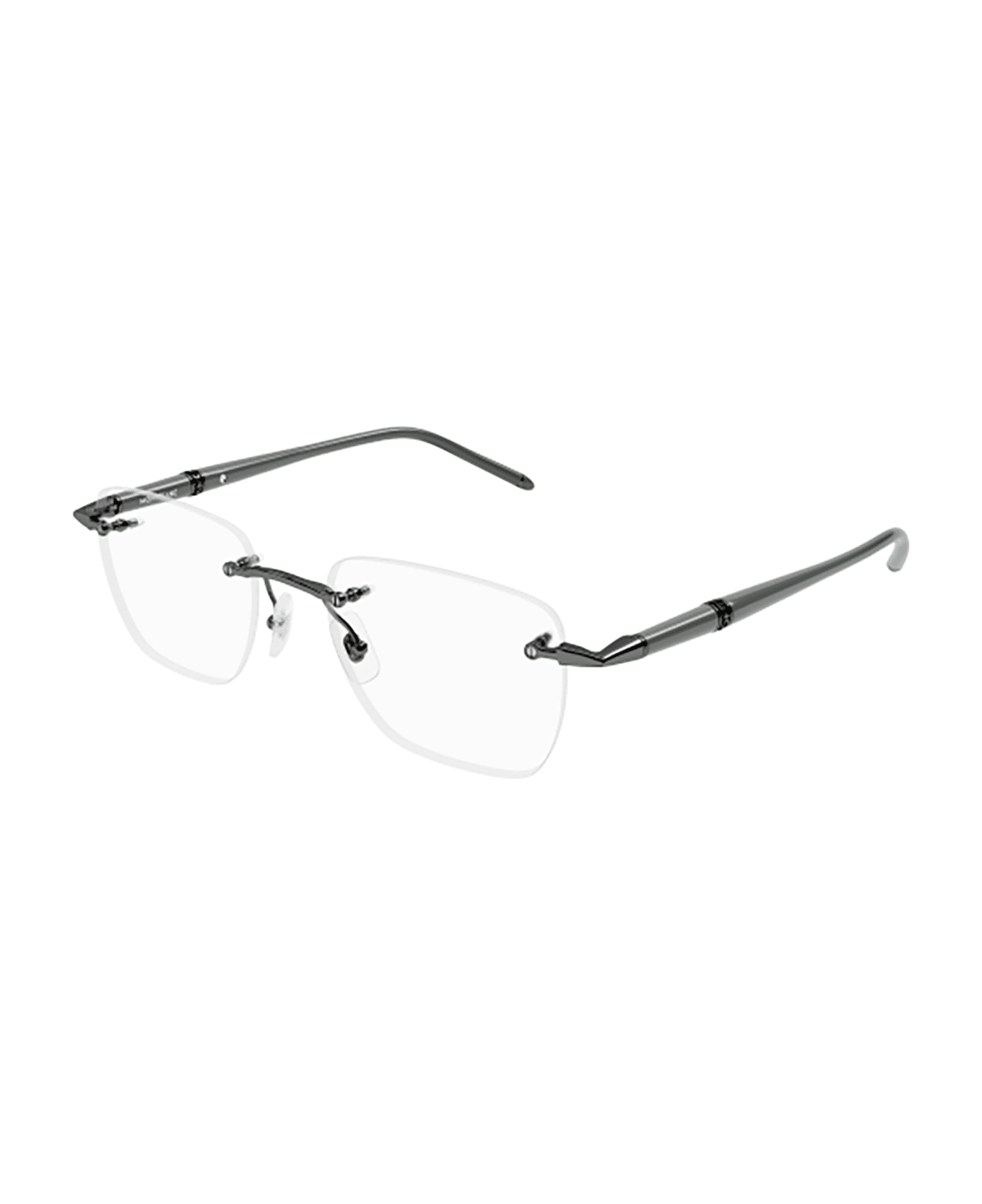 Montblanc MB0346O Eyewear - Ruthenium Grey Transp アイウェア