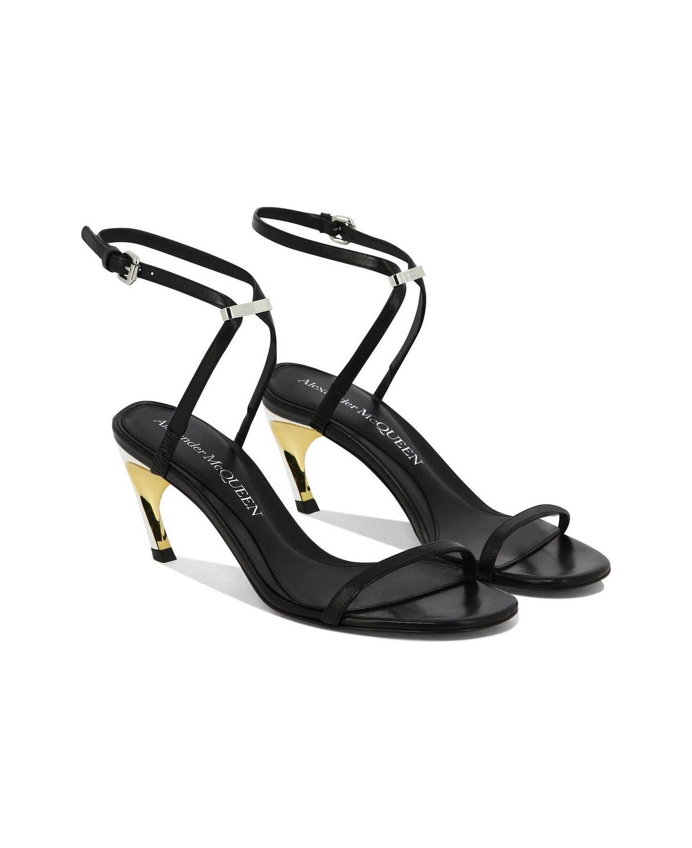 Alexander McQueen Armadillo Ankle Strap Sandals | italist