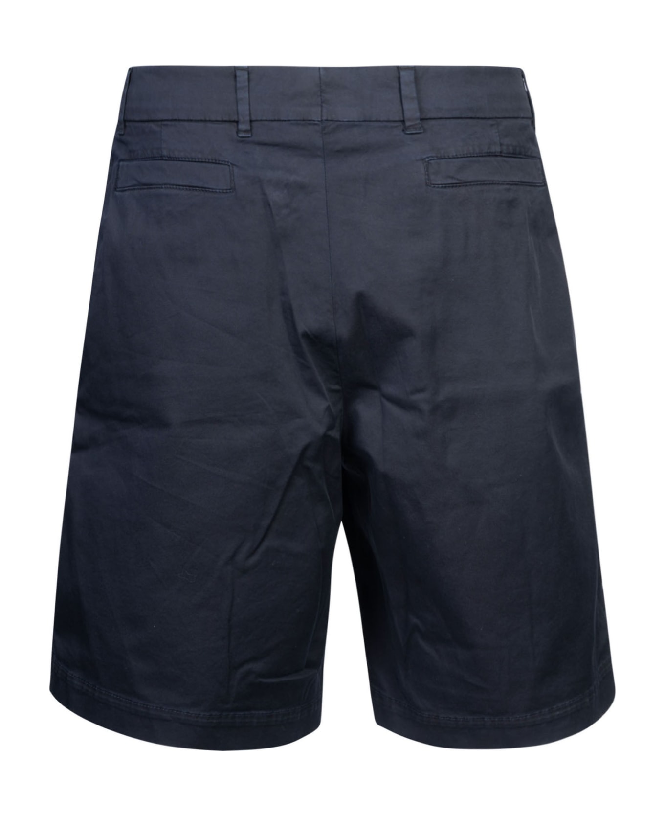 Brunello Cucinelli Classic Plain Trouser Shorts - Navy ショートパンツ