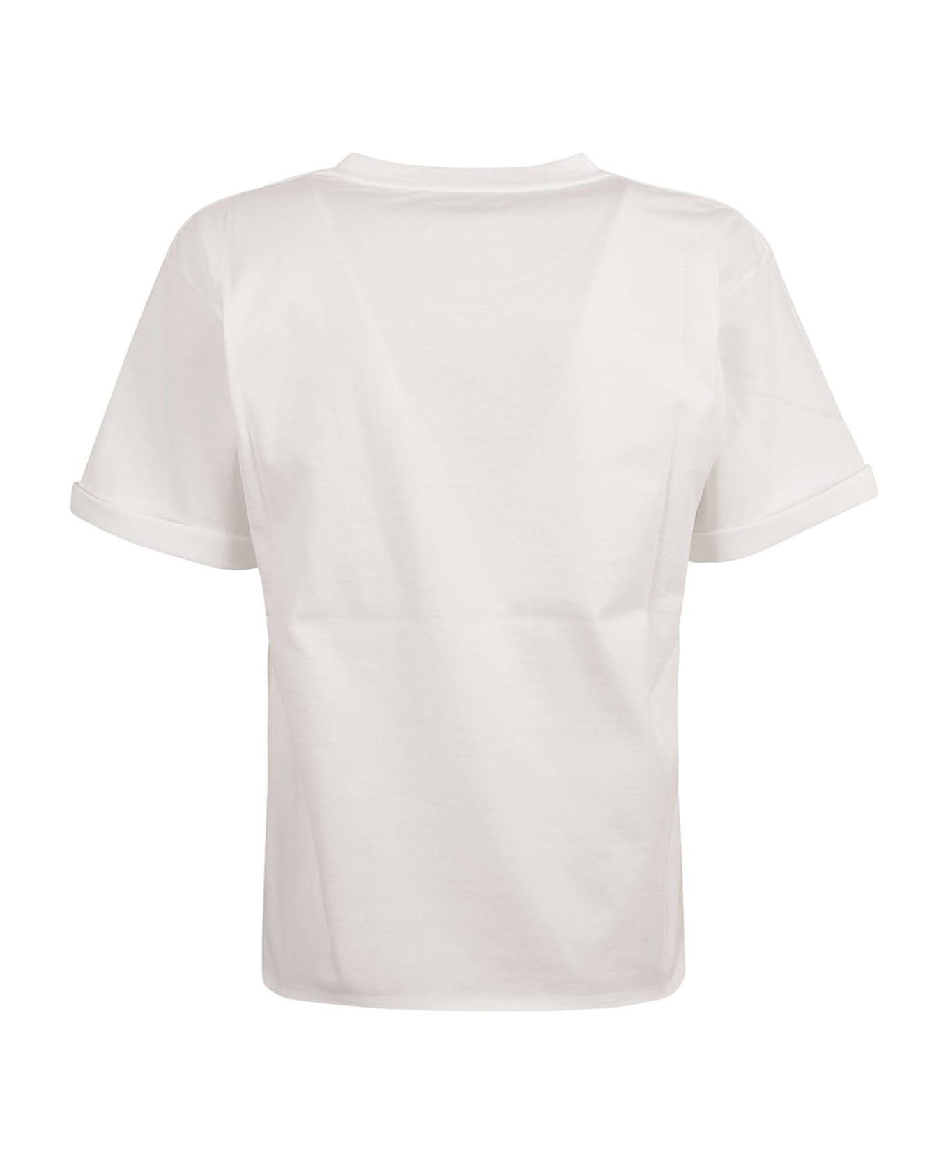 Saint Laurent Logo Detail T-shirt - White