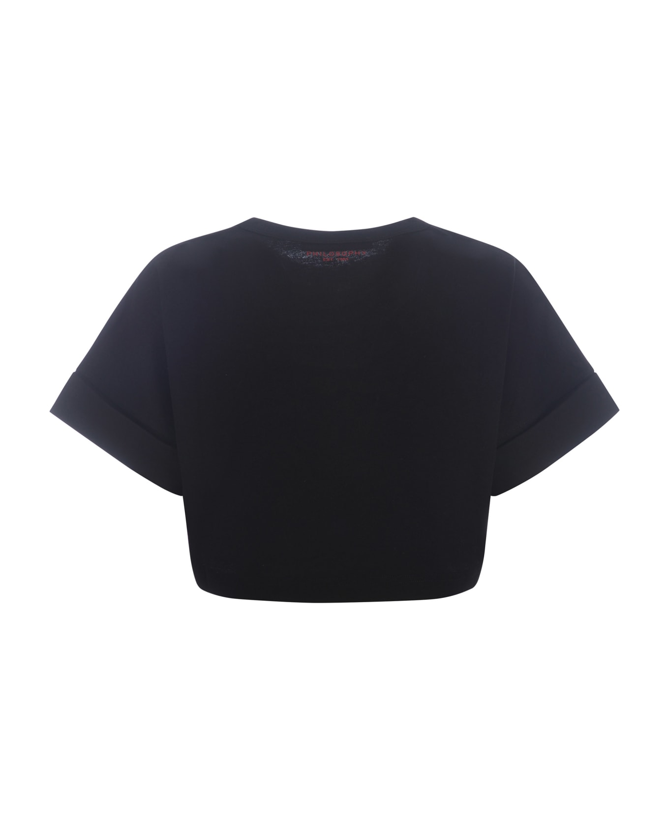 Philosophy di Lorenzo Serafini T-shirt Philosophy Di Lorenzo Serafini "logo" Cropped In Cotone - Nero Tシャツ