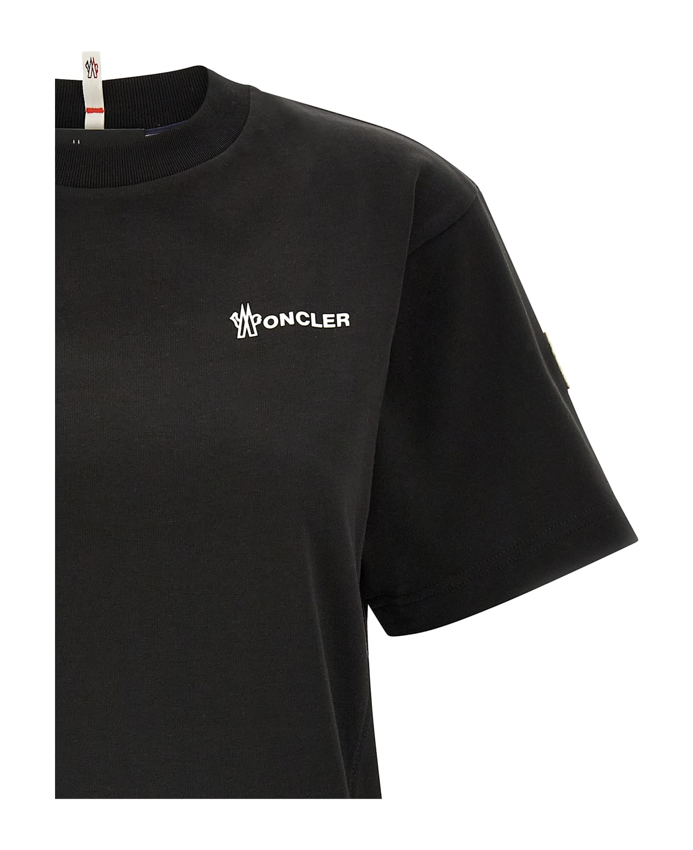 Moncler Grenoble Embossed Logo T-shirt - Black  