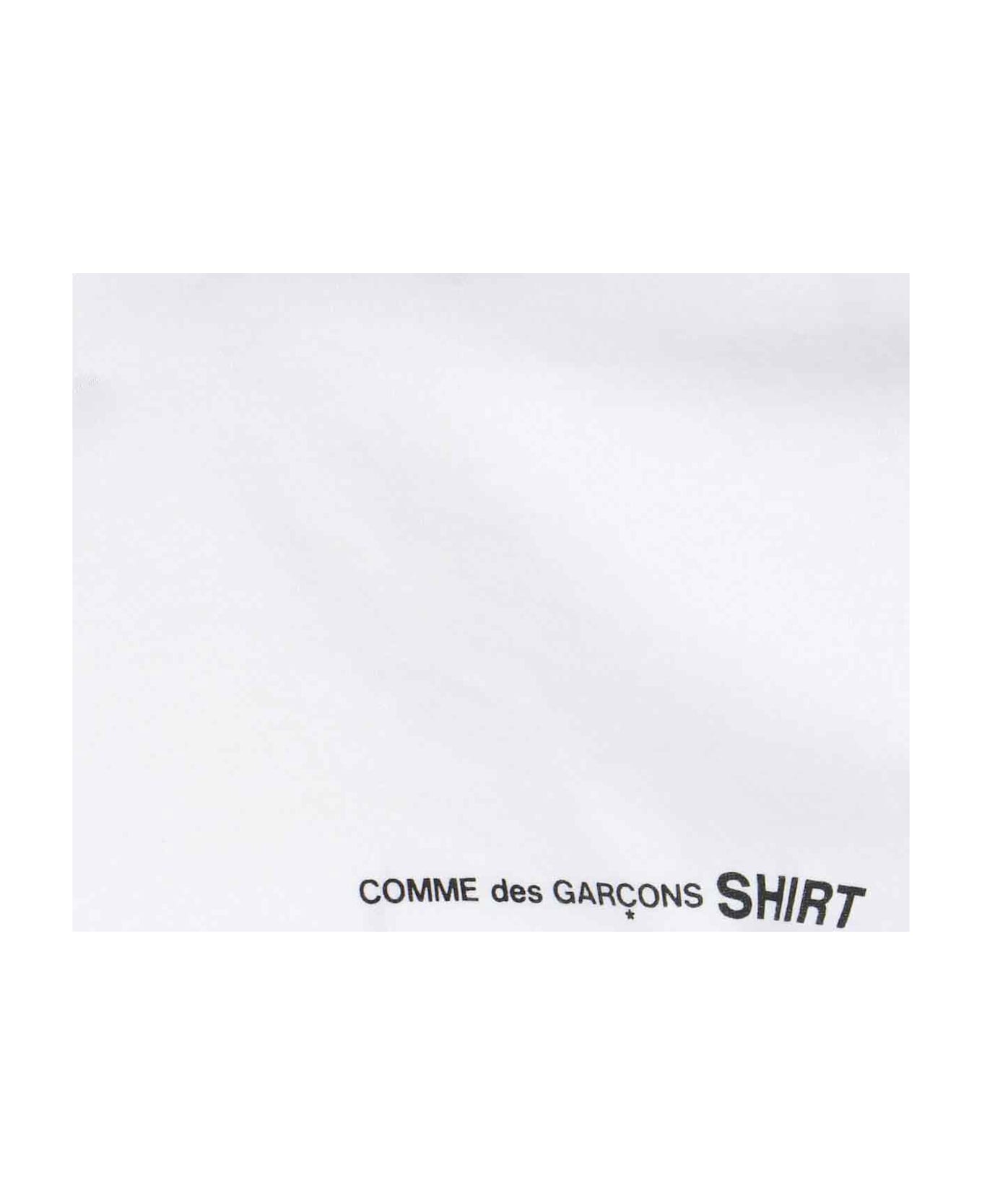 Comme des Garçons Logo T-shirt - White シャツ