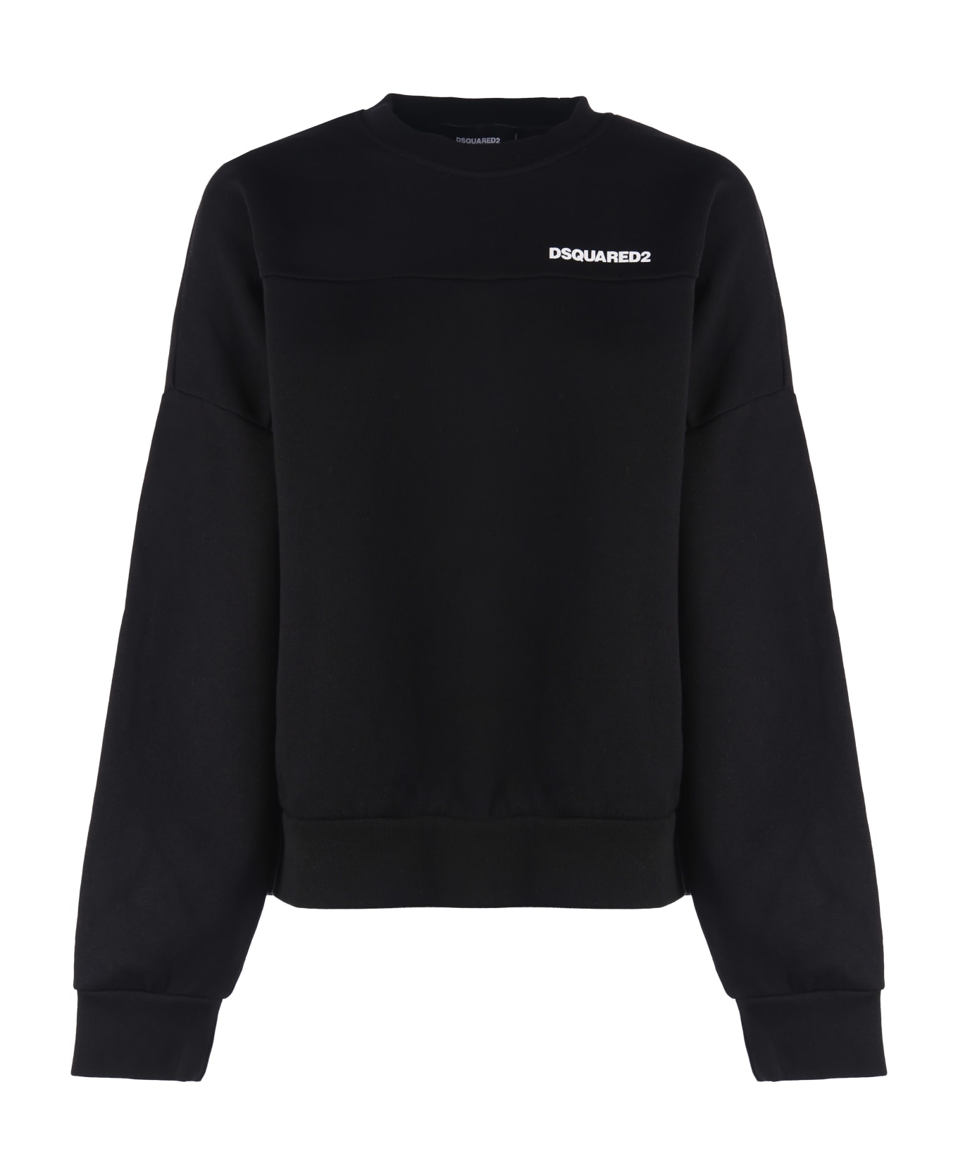 Dsquared2 Cotton Sweatshirt - Black
