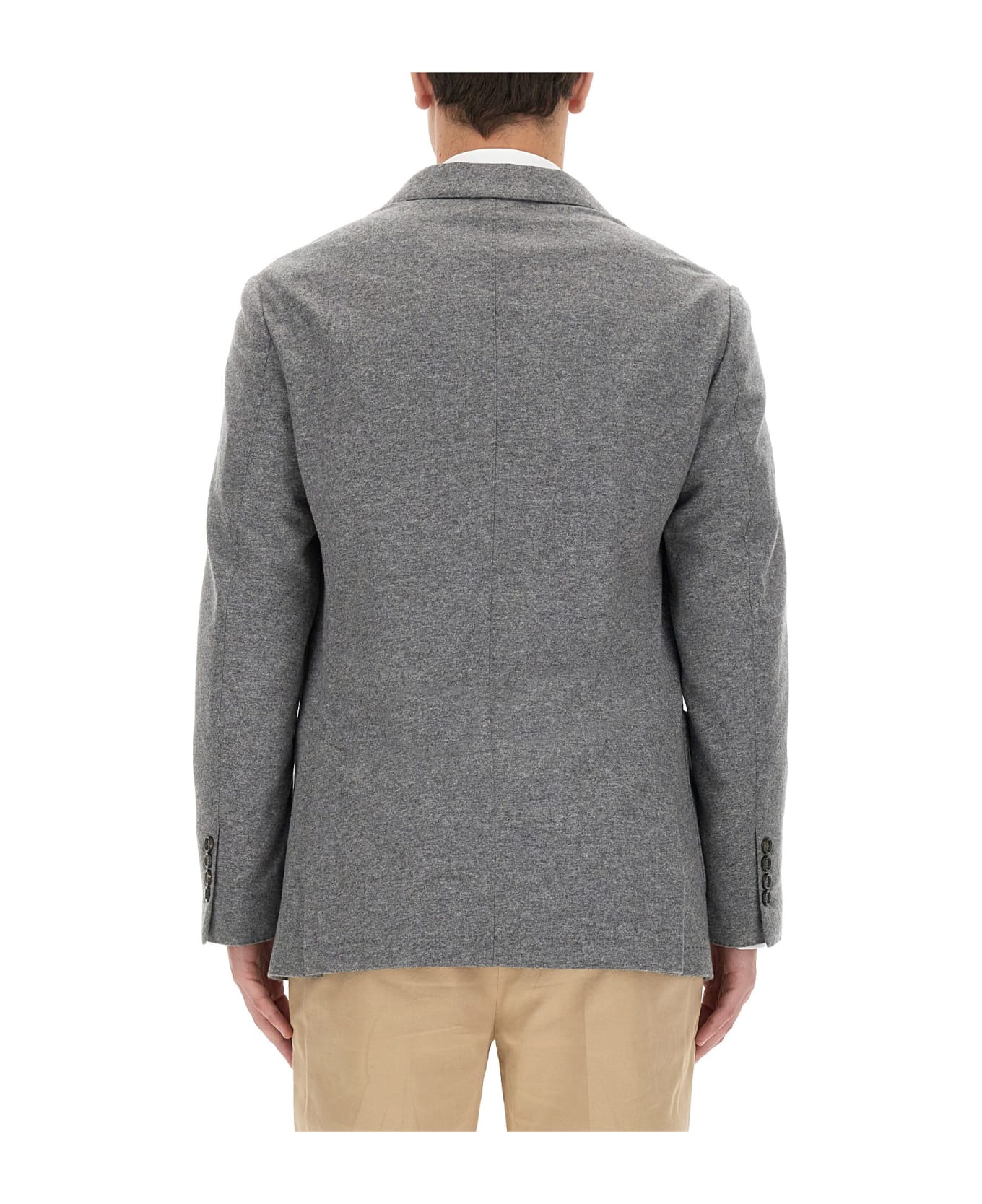 Brunello Cucinelli Single-breasted Jacket - Grey